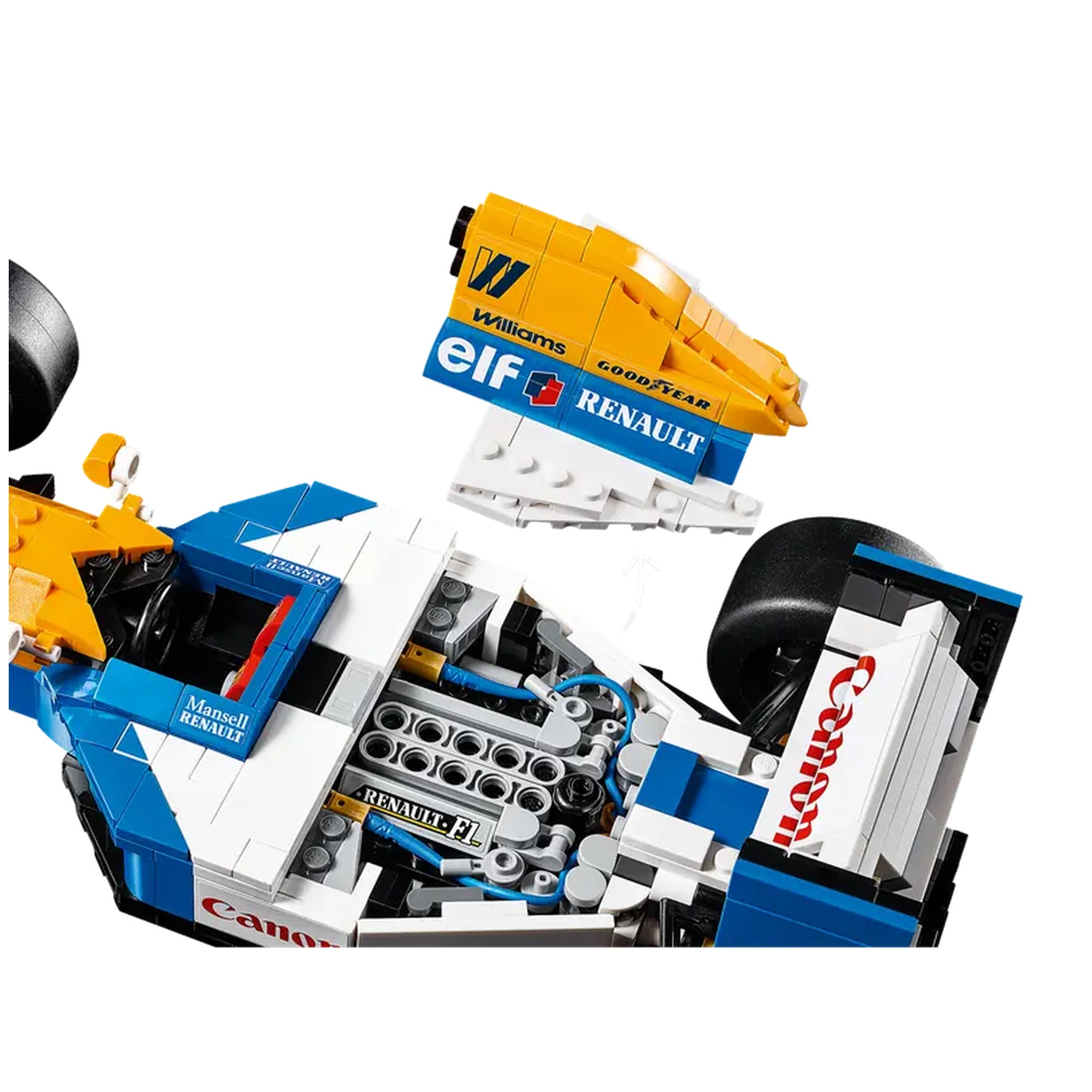 Lego - Icons - Williams Racing FW14B & Nigel Mansell - Ensemble de construction Jouets