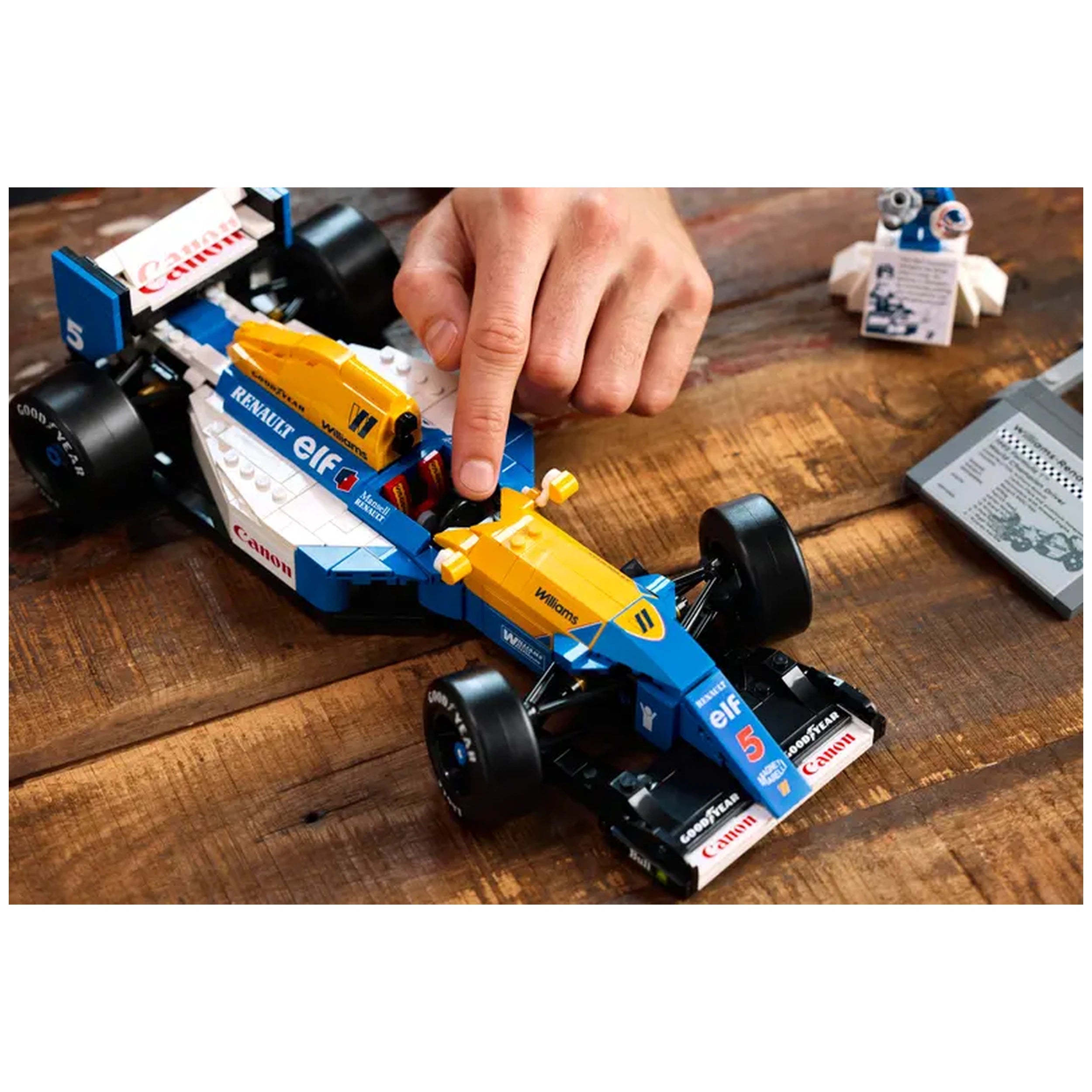 Lego - Icons - Williams Racing FW14B & Nigel Mansell - Ensemble de construction Jouets