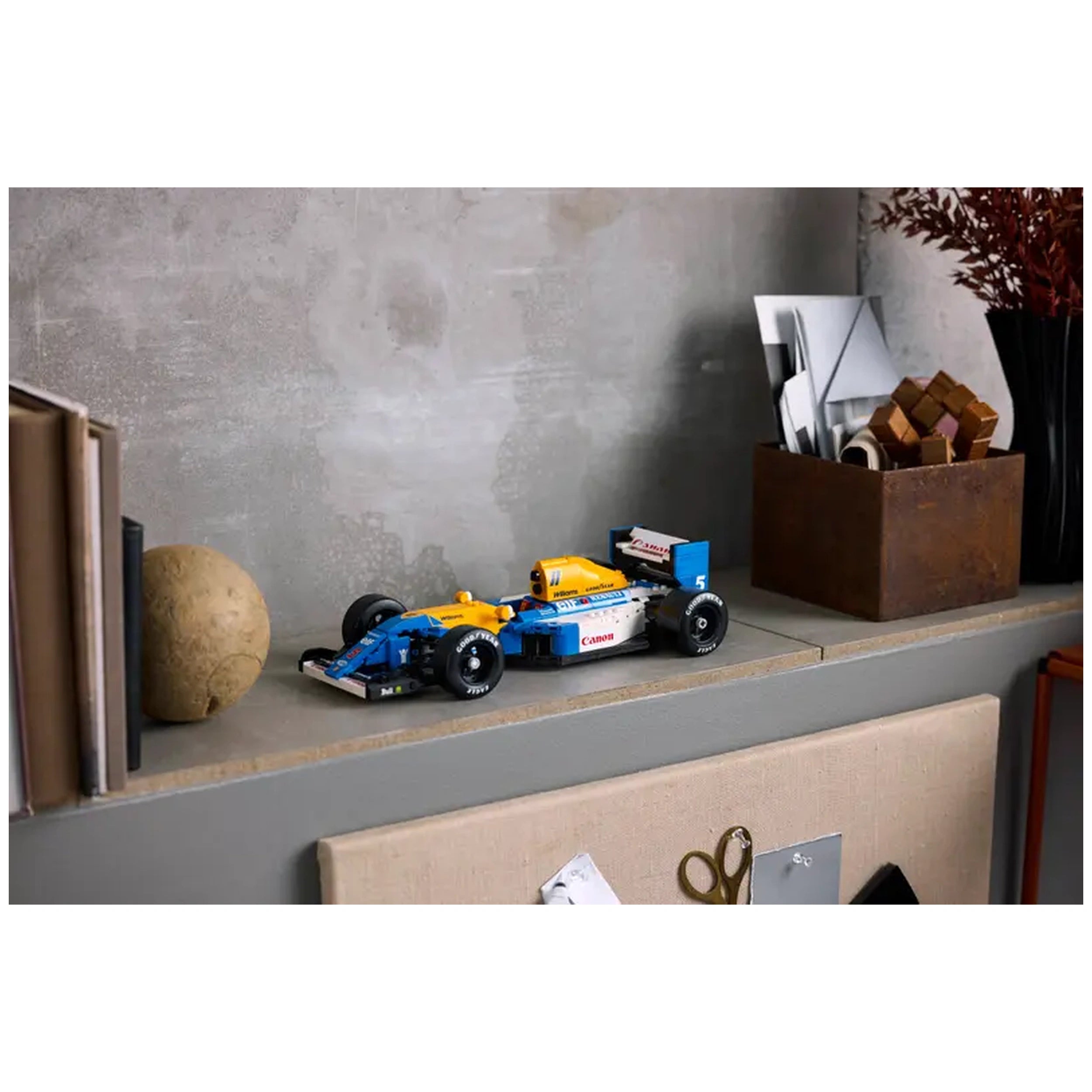 Lego - Icons - Williams Racing FW14B & Nigel Mansell - Ensemble de construction Jouets