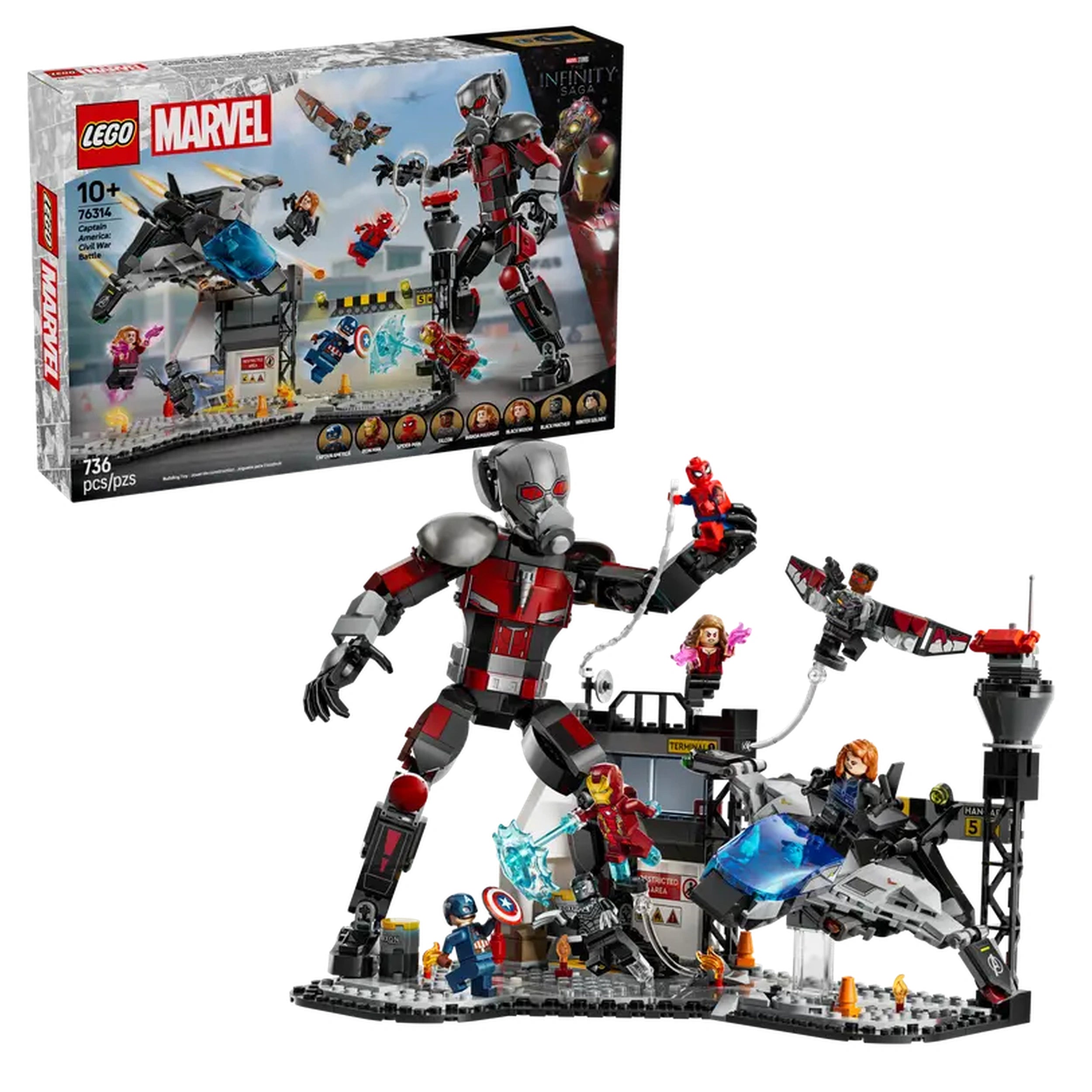 Lego - Marvel Super Heroes - Captain America: Civil War Action Battle - Construction Set Toys