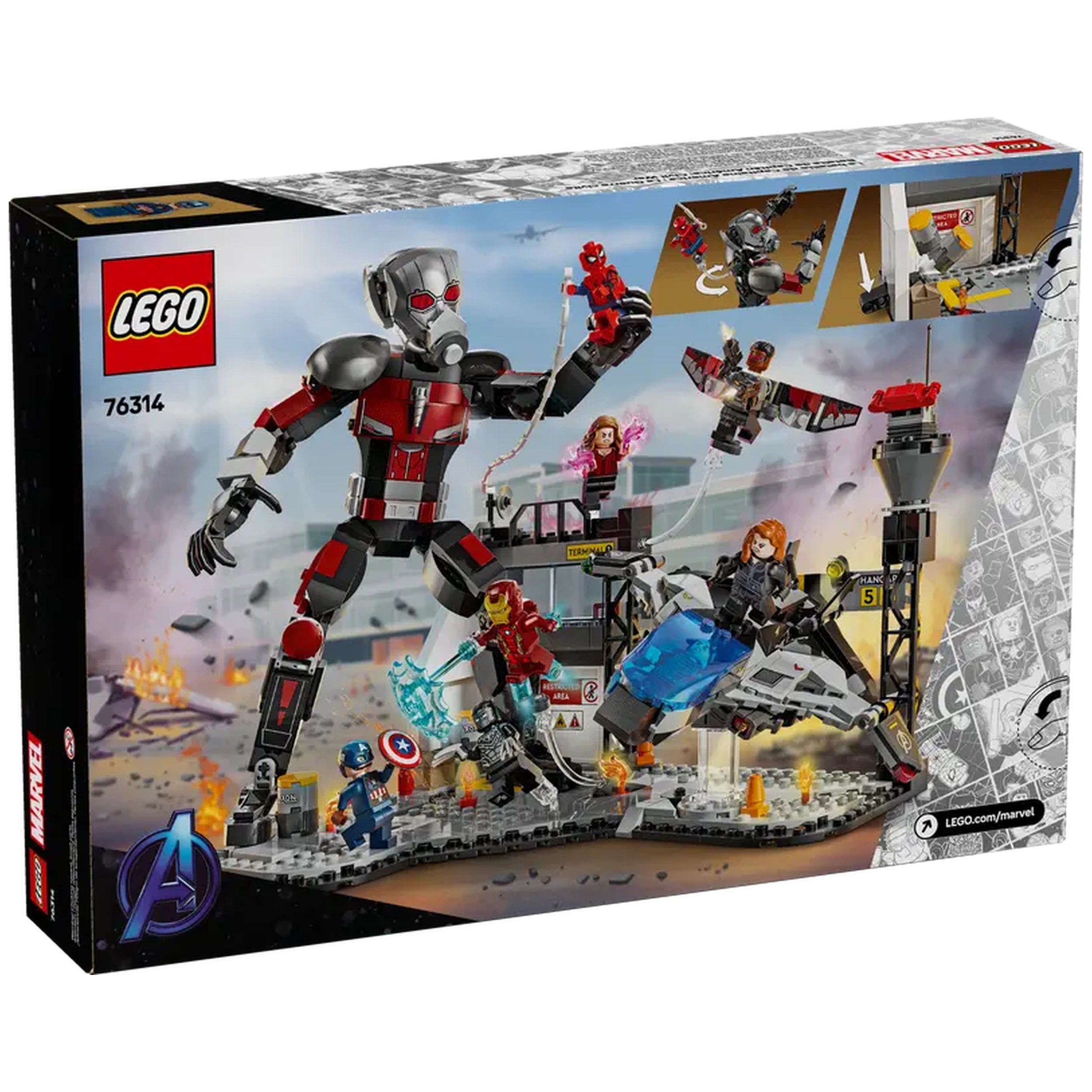 Lego - Marvel Super Heroes - Captain America: Civil War Action Battle - Construction Set Toys