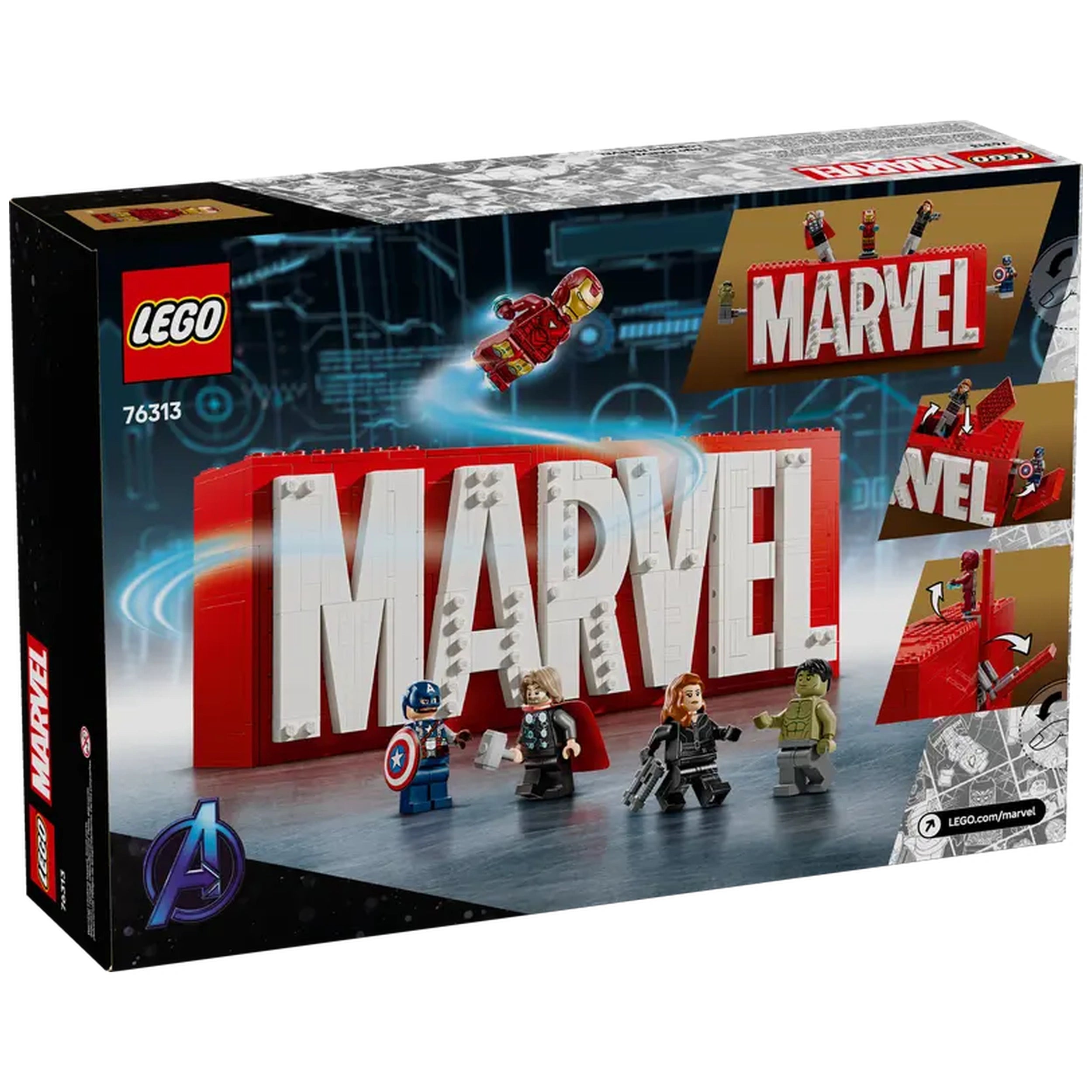Lego - Marvel Super Heroes - MARVEL Logo - Construction Set Toys