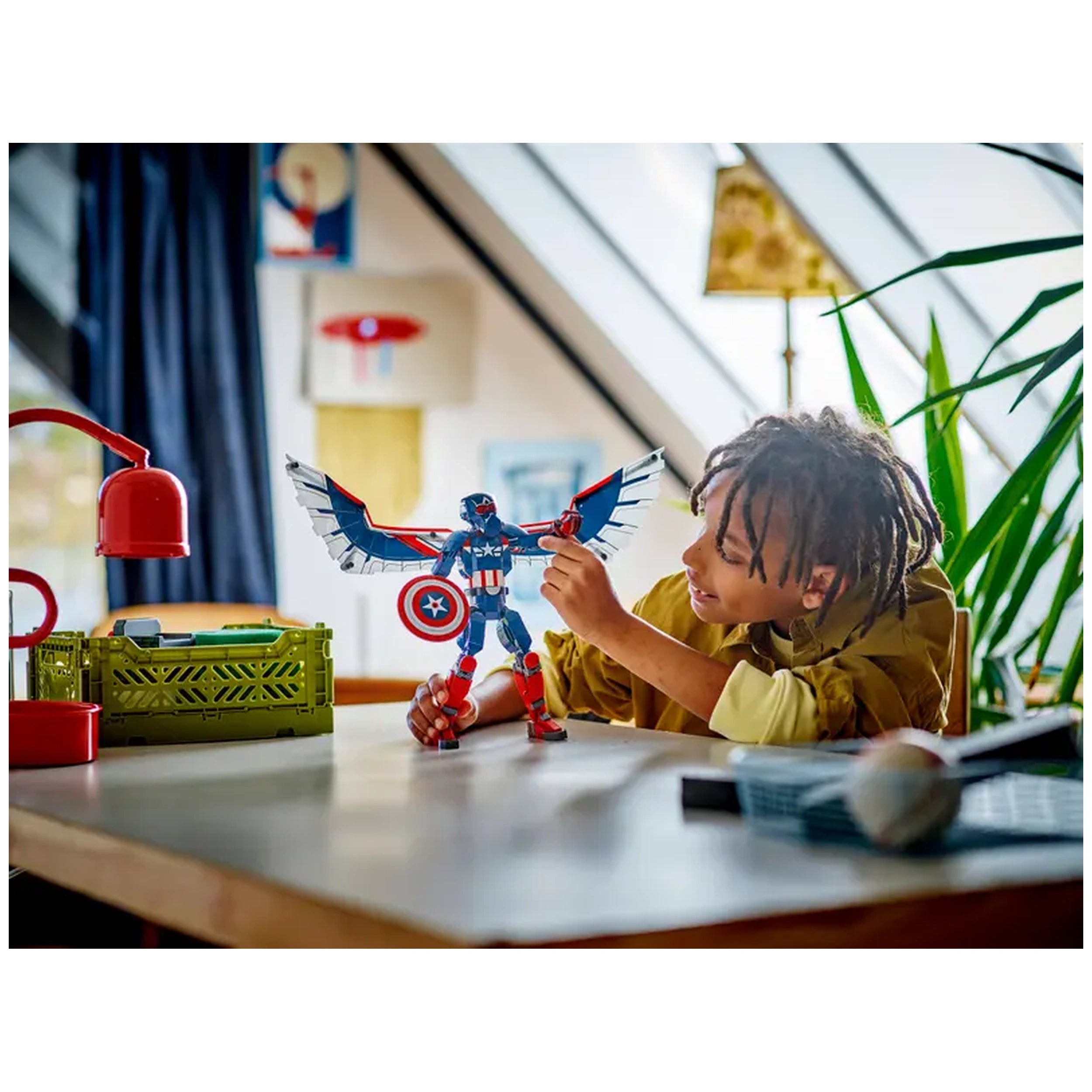 Lego - Marvel Super Heroes - Nouvelle Figurine de Construction Captain America - Jouets de Construction