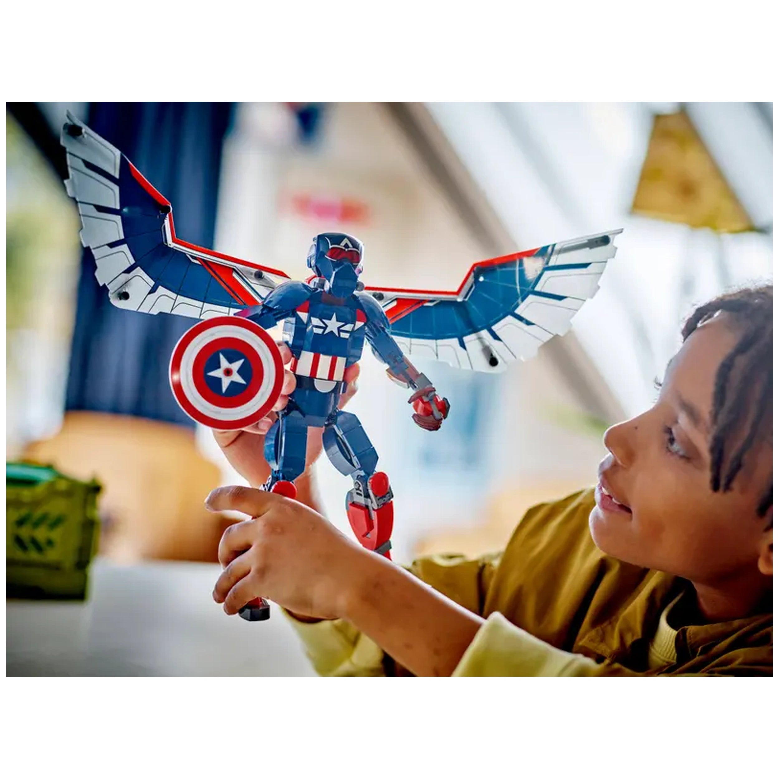 Lego - Marvel Super Heroes - Nouvelle Figurine de Construction Captain America - Jouets de Construction