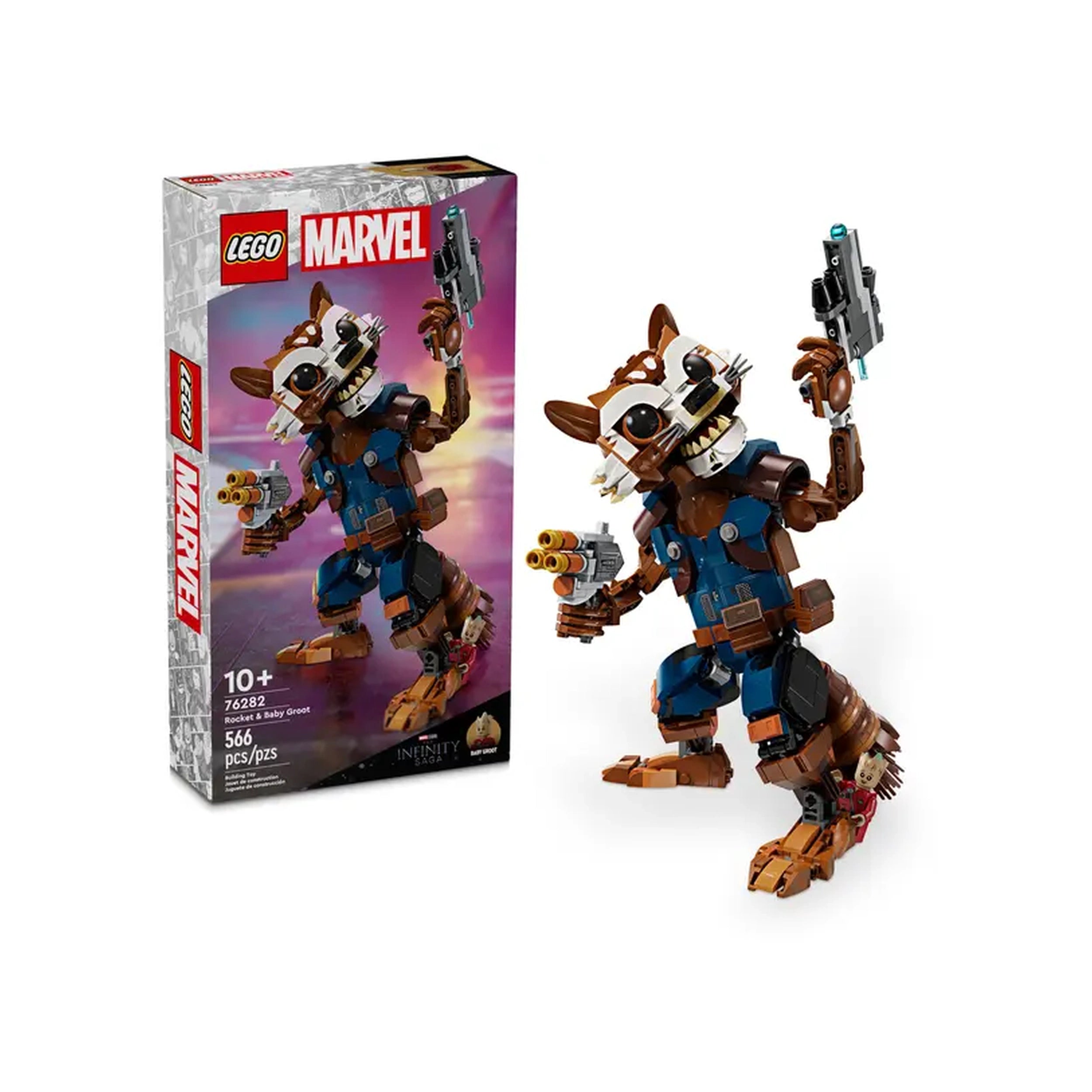 Lego - Marvel Super Heroes - Rocket et Baby Groot - Jouets de construction