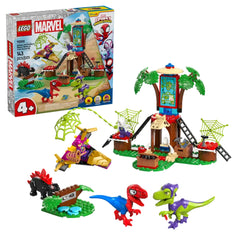 Lego - Marvel Super Heroes - La bataille de Spidey et Gobby dans le repaire de l'arbre - Ensemble de jouets de construction