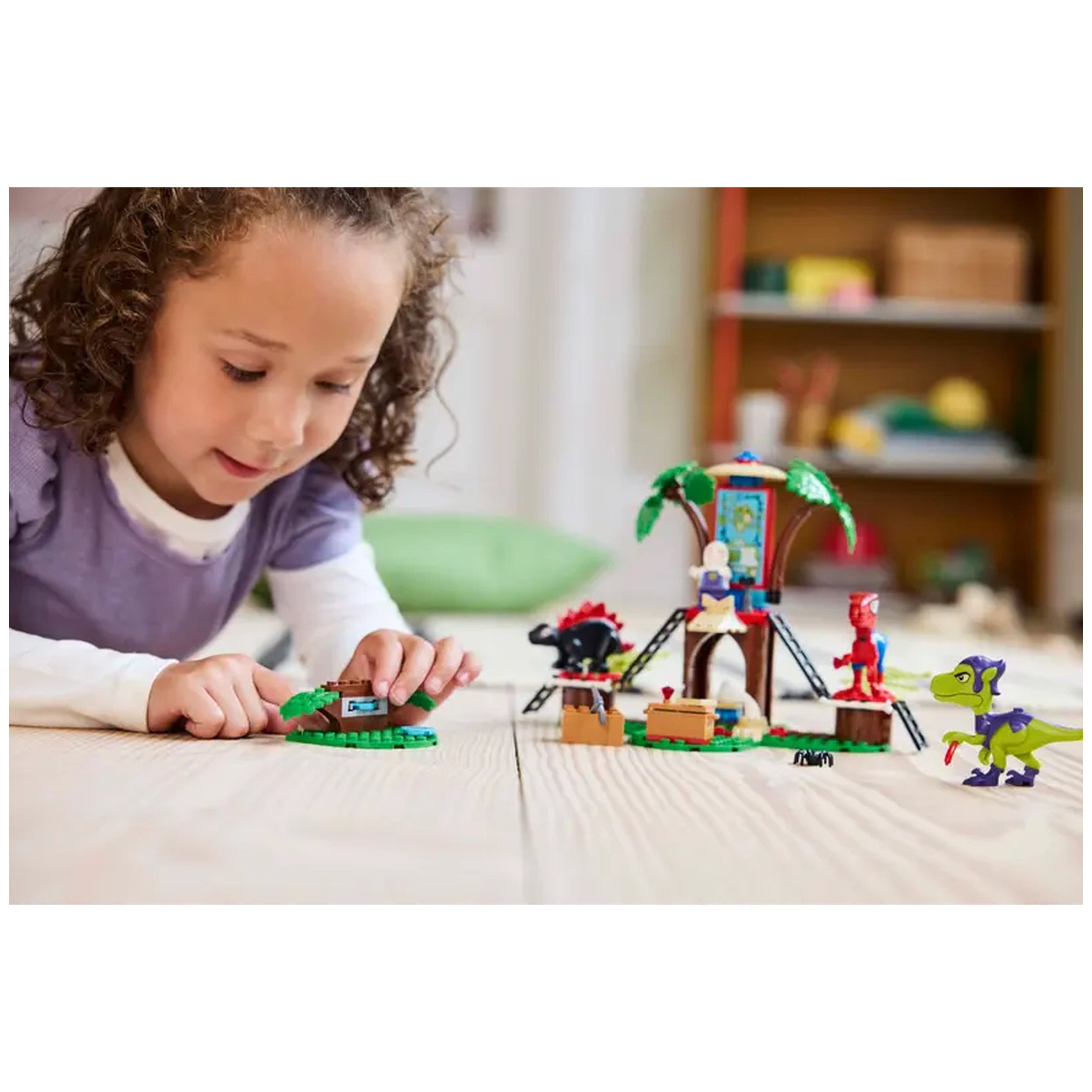 Lego - Marvel Super Heroes - La bataille de Spidey et Gobby dans le repaire de l'arbre - Ensemble de jouets de construction
