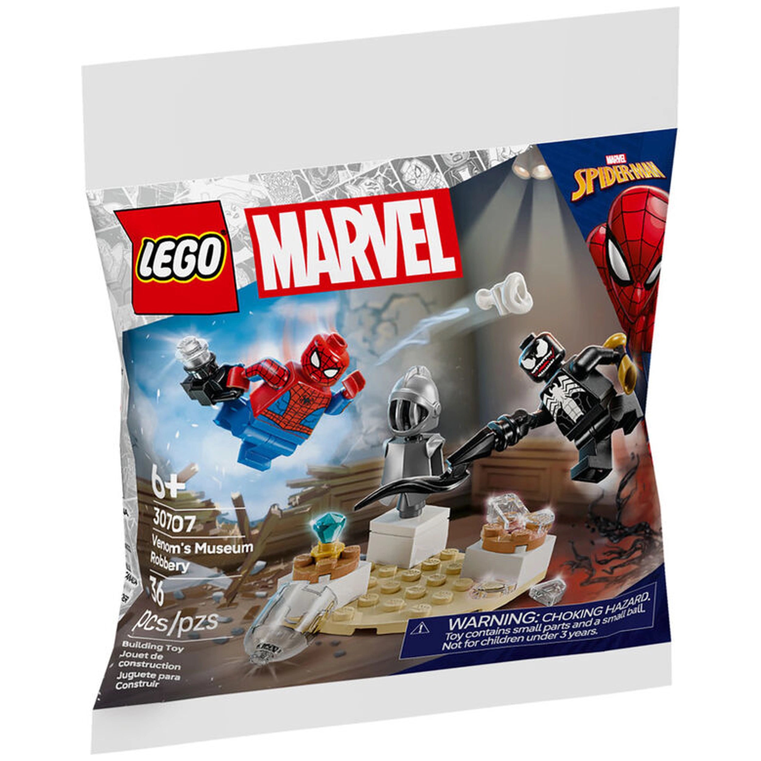 Lego - Marvel Super Heroes - Venom's Museum Robbery - Construction Set Toys