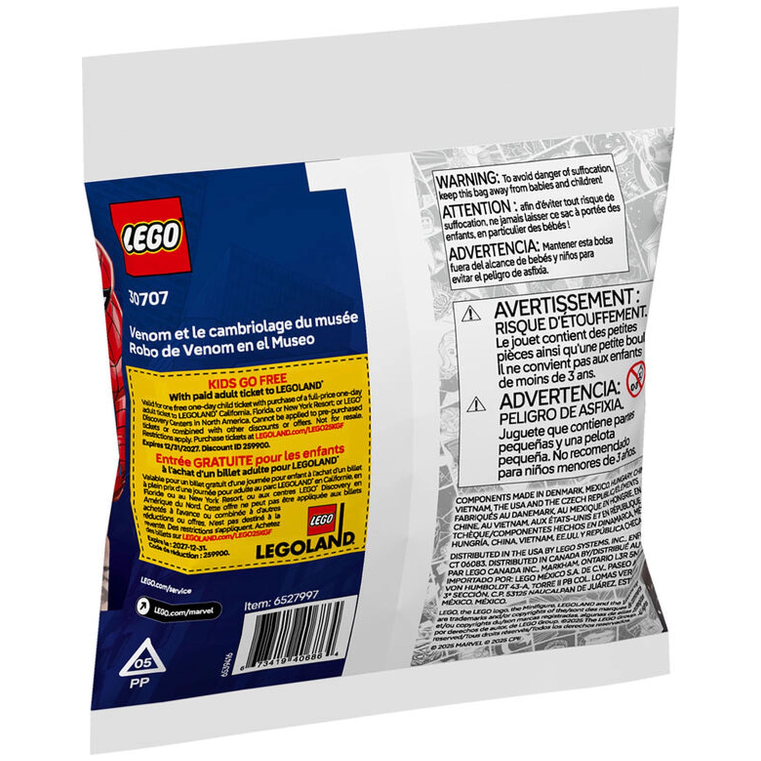 Lego - Marvel Super Heroes - Venom's Museum Robbery - Construction Set Toys