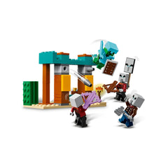 Lego - Minecraft - The Illager Desert Patrol - Construction Set Toys