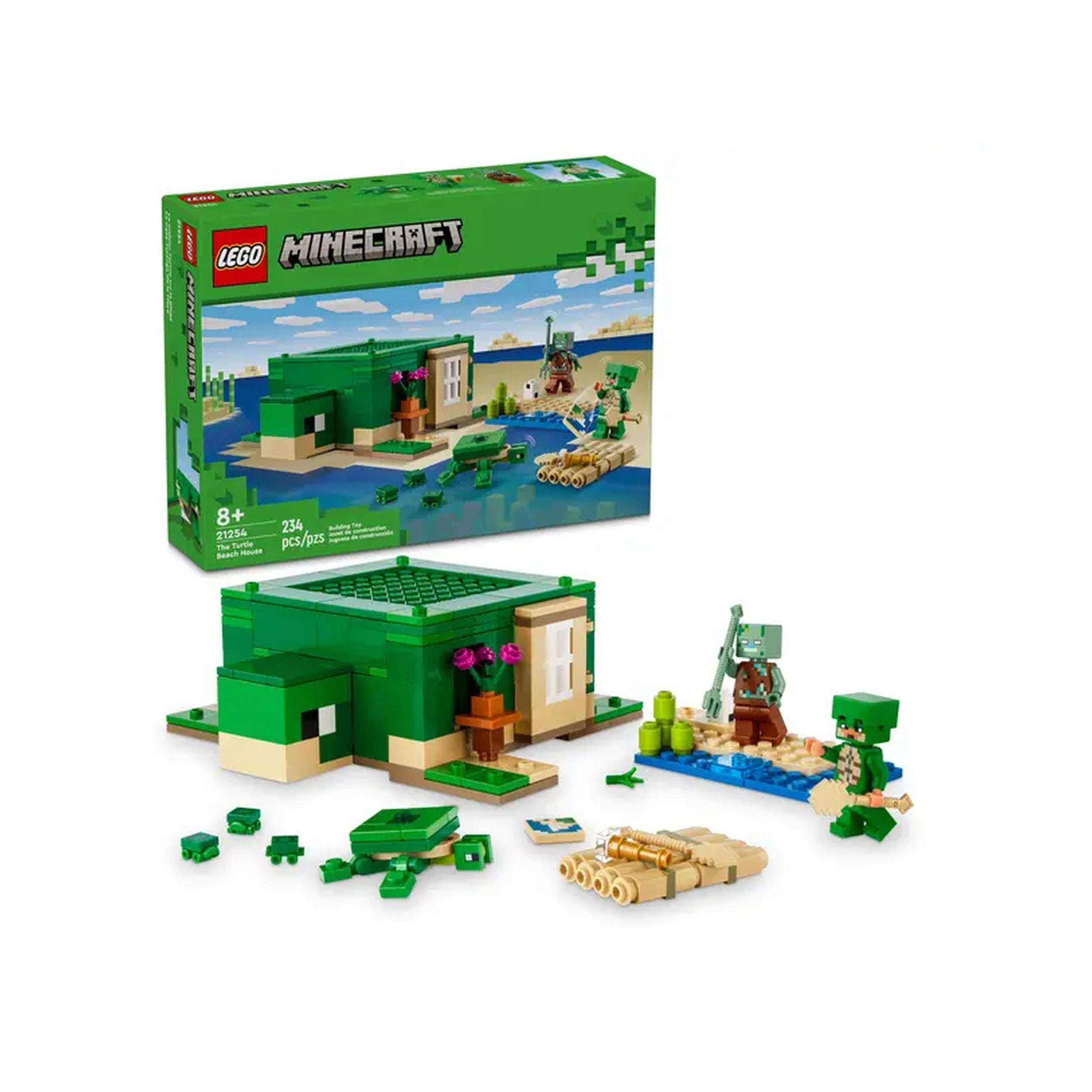 Lego - Minecraft - The Turtle Beach House - Construction Set Toys