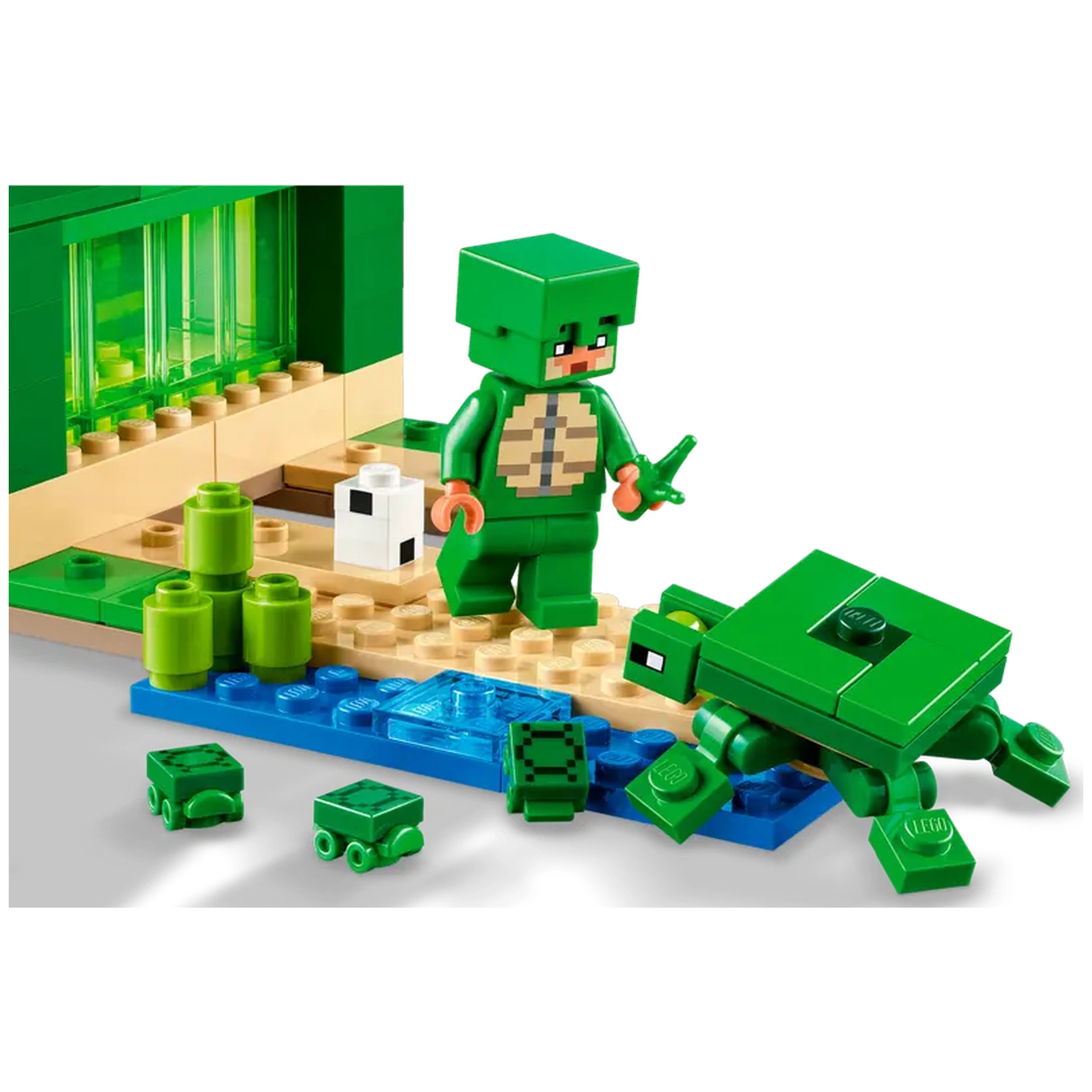 Lego - Minecraft - The Turtle Beach House - Construction Set Toys