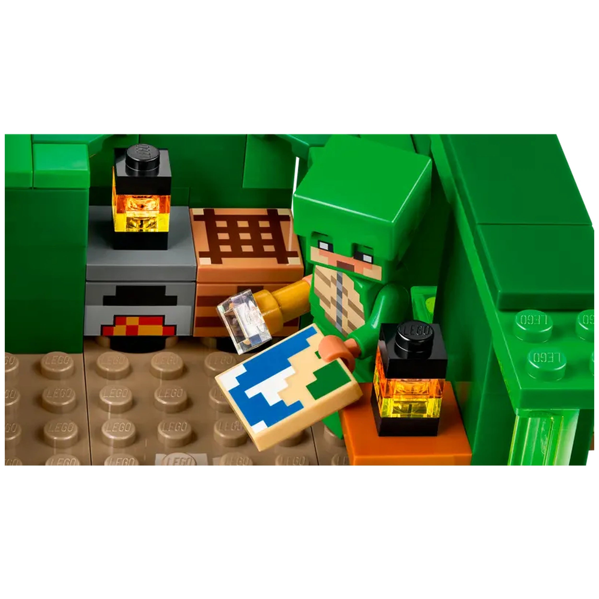 Lego - Minecraft - The Turtle Beach House - Construction Set Toys