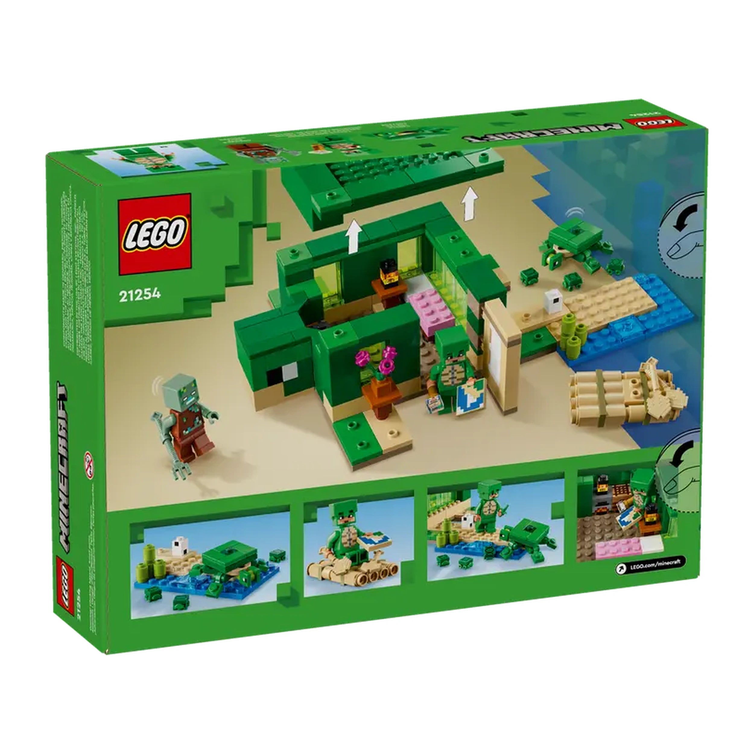 Lego - Minecraft - The Turtle Beach House - Construction Set Toys