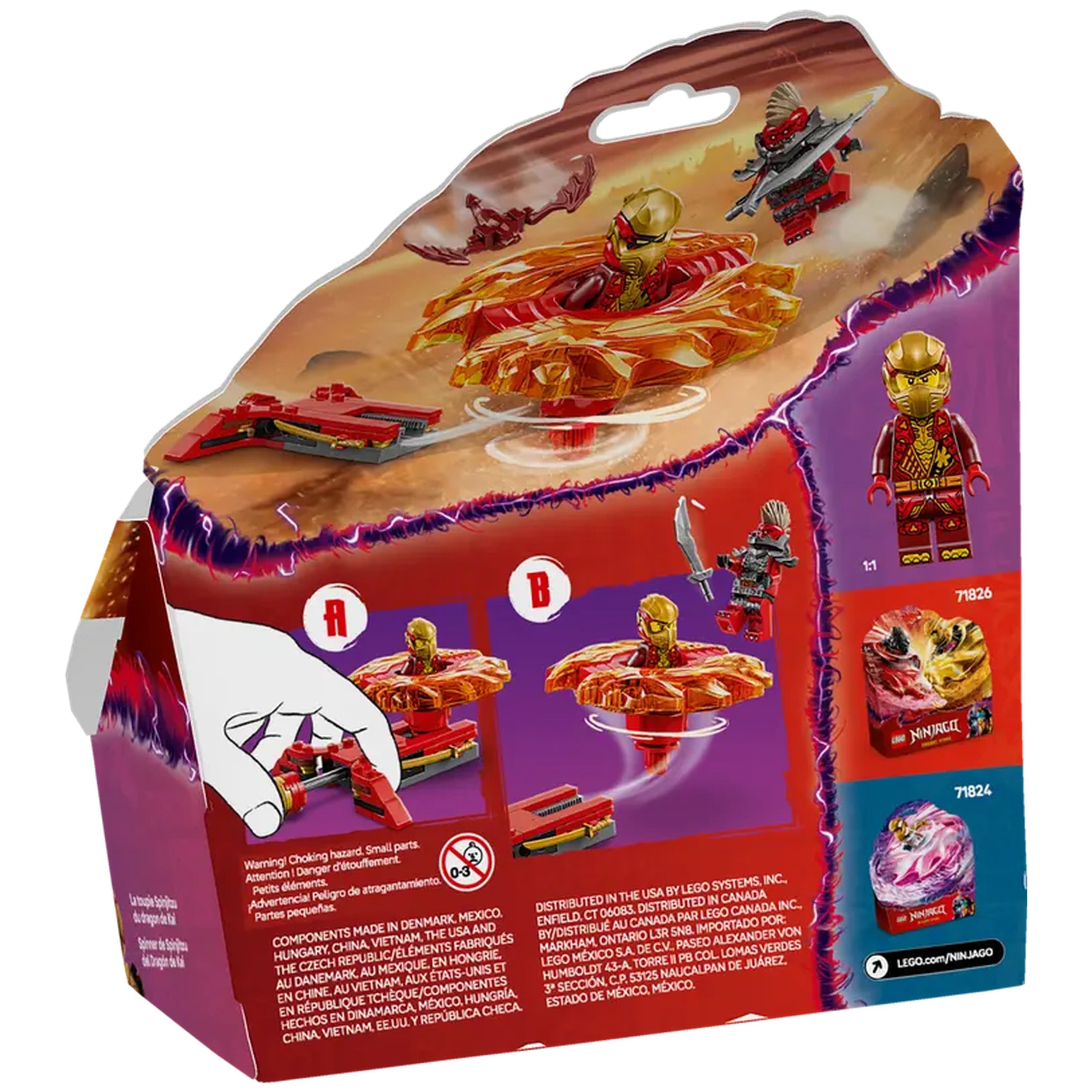 Lego - Ninjago - Kai's Dragon Spinjitzu Spinner - Construction Set Toys (Copy)