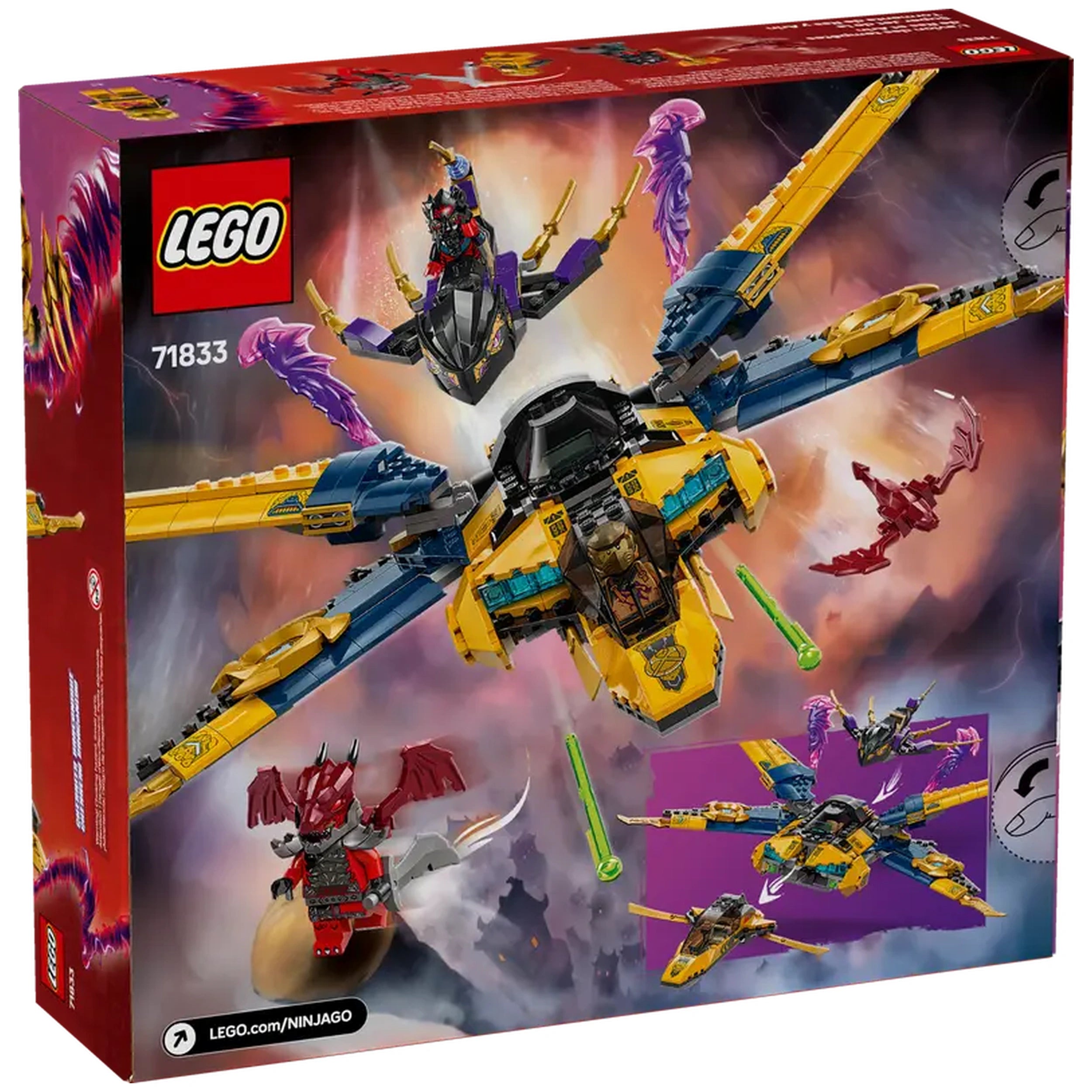 Lego - Ninjago - Ras and Arin's Super Storm Jet - Construction Set Toys