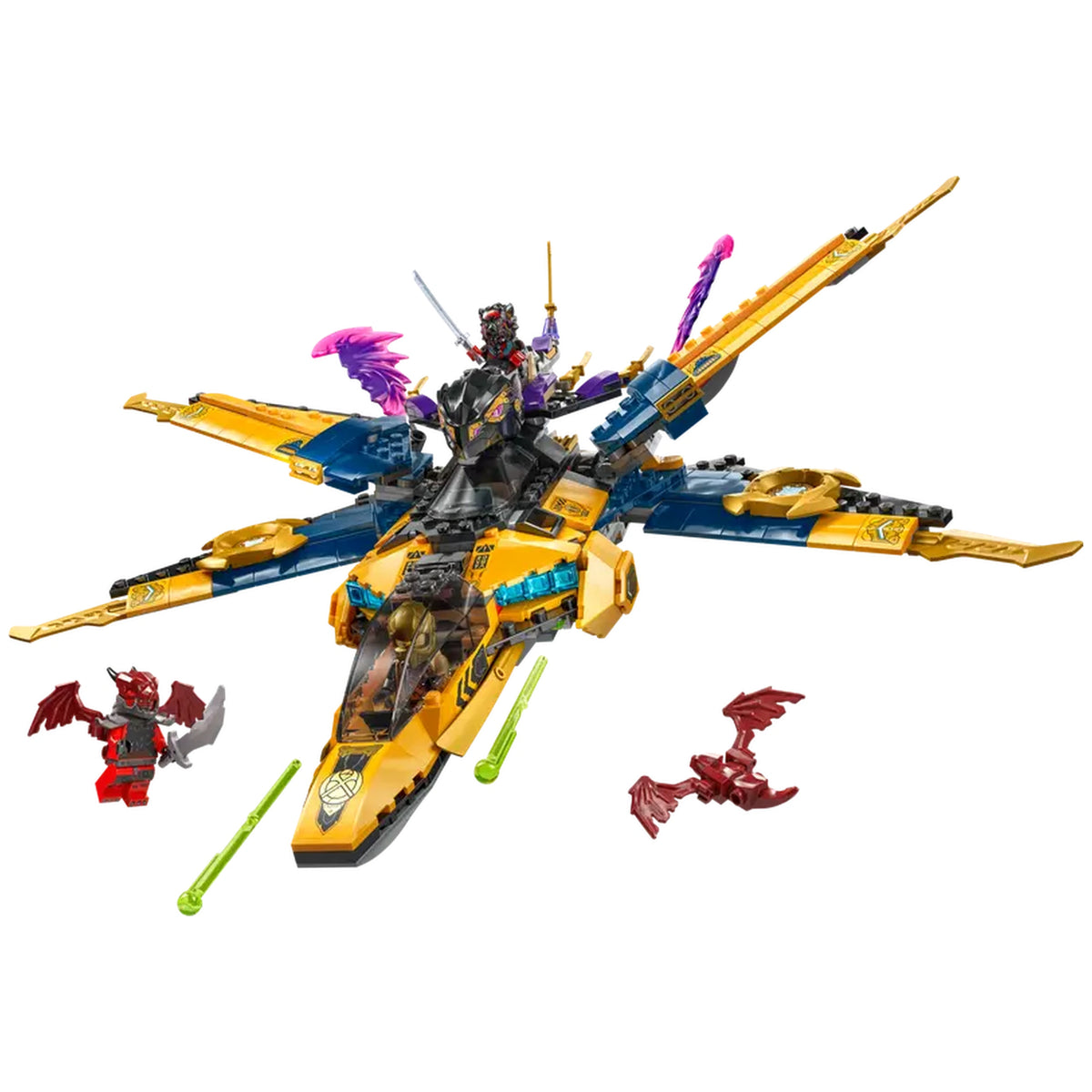 Lego - Ninjago - Ras and Arin's Super Storm Jet - Construction Set Toys