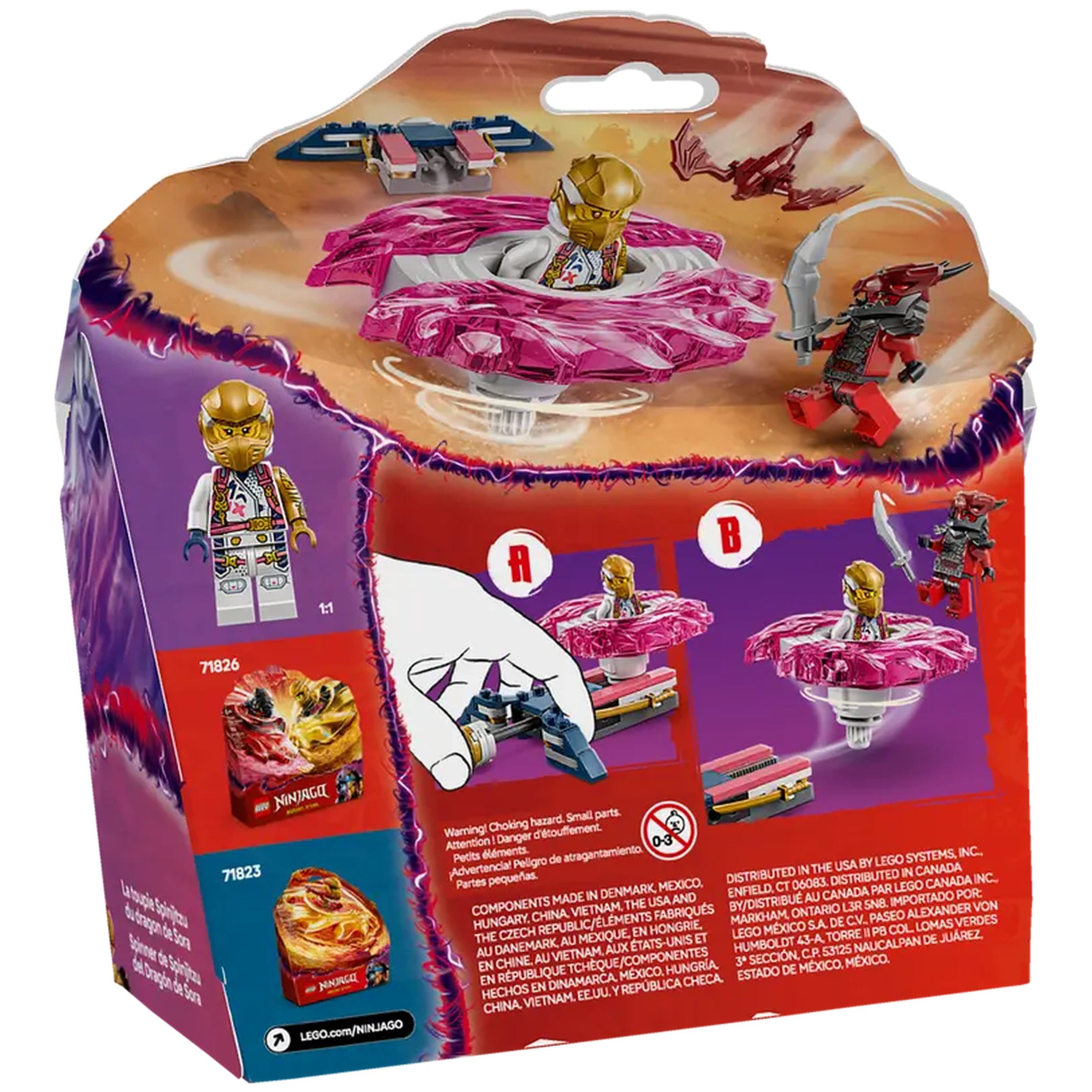 Lego - Ninjago - Sora's Dragon Spinjitzu Spinner - Construction Set Toys