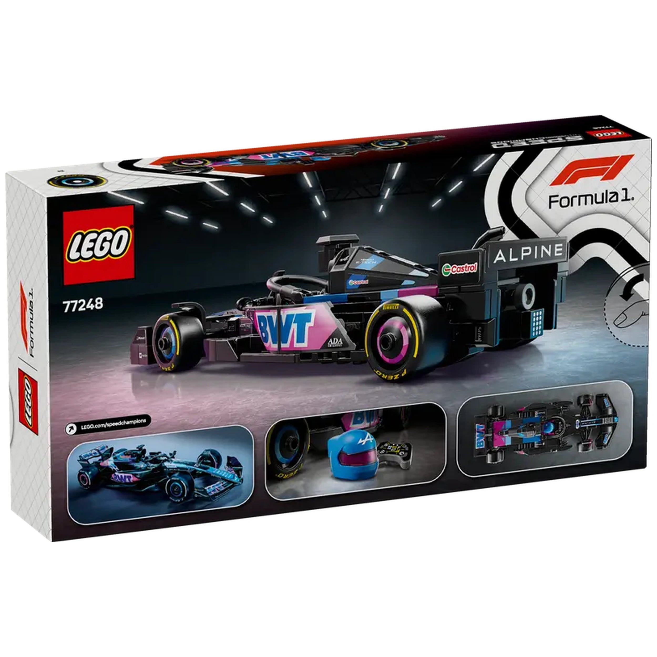Lego - Speed Champions - BWT Alpine F1 Team A524 Voiture de Course - Ensemble de Construction Jouets