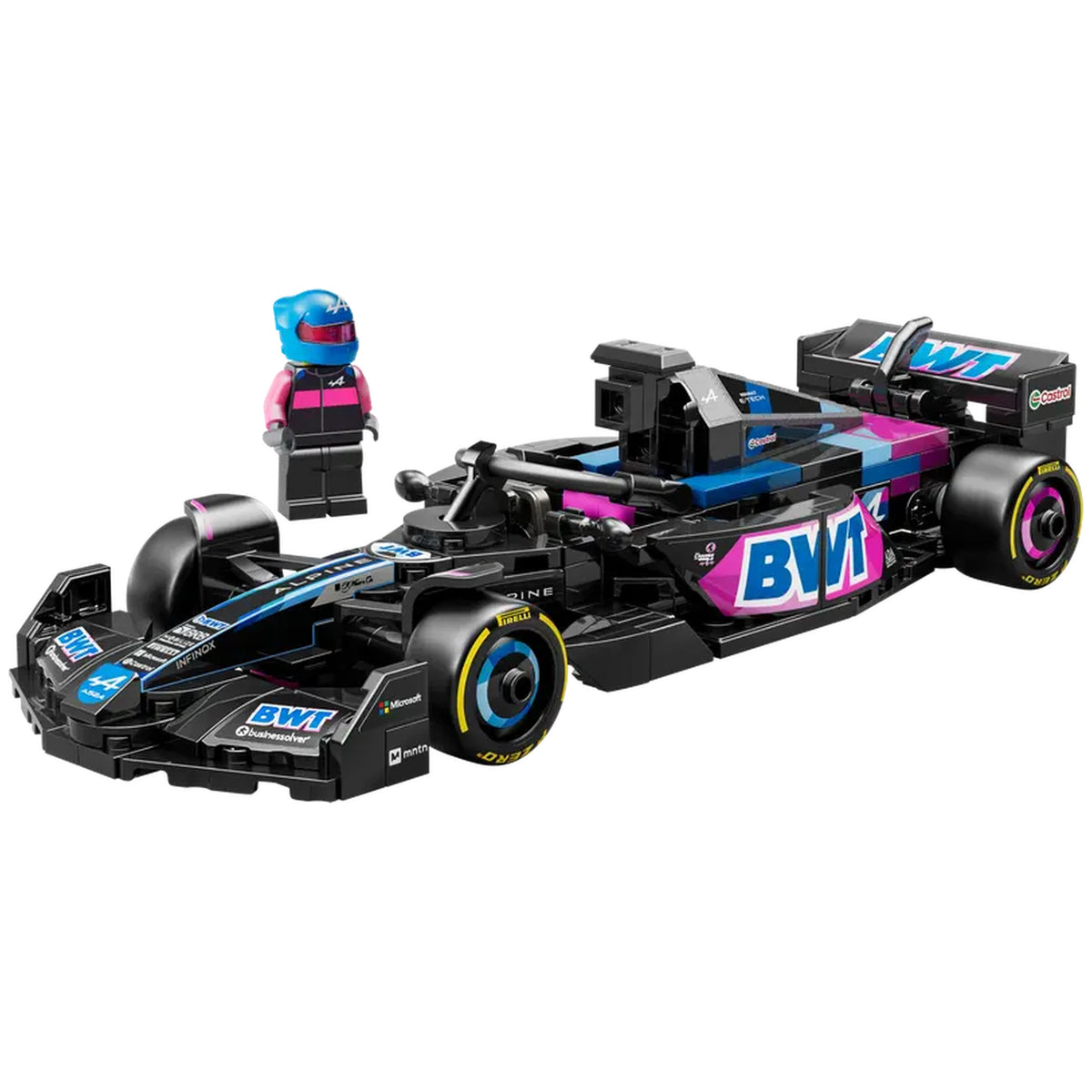 Lego - Speed Champions - BWT Alpine F1 Team A524 Voiture de Course - Ensemble de Construction Jouets