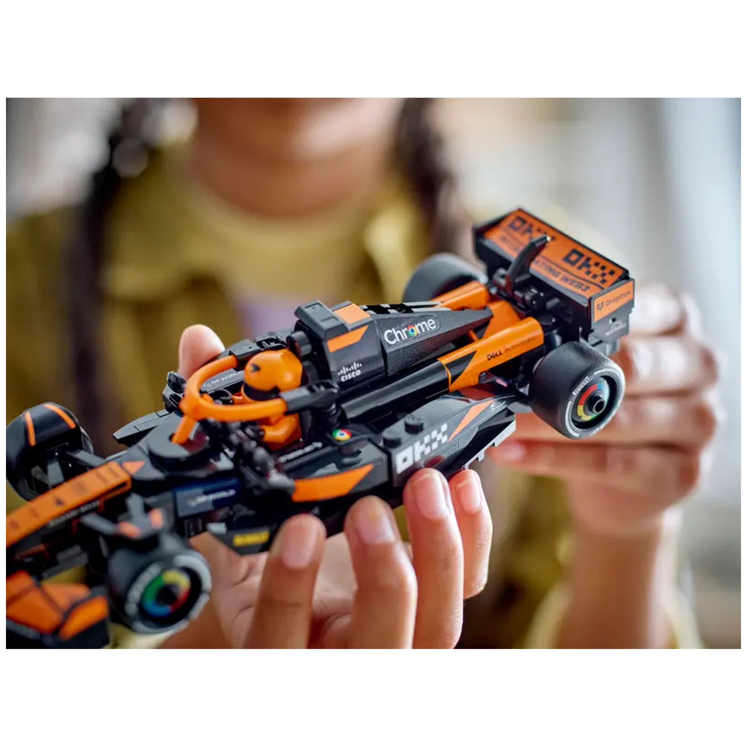 Lego - Speed Champions - McLaren MCL38 F1 Team Voiture de Course - Ensemble de Construction Jouets