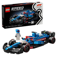 Lego - Speed Champions - Visa Cash App VCARB 01 Voiture de Course F1 - Ensemble de Jouets de Construction