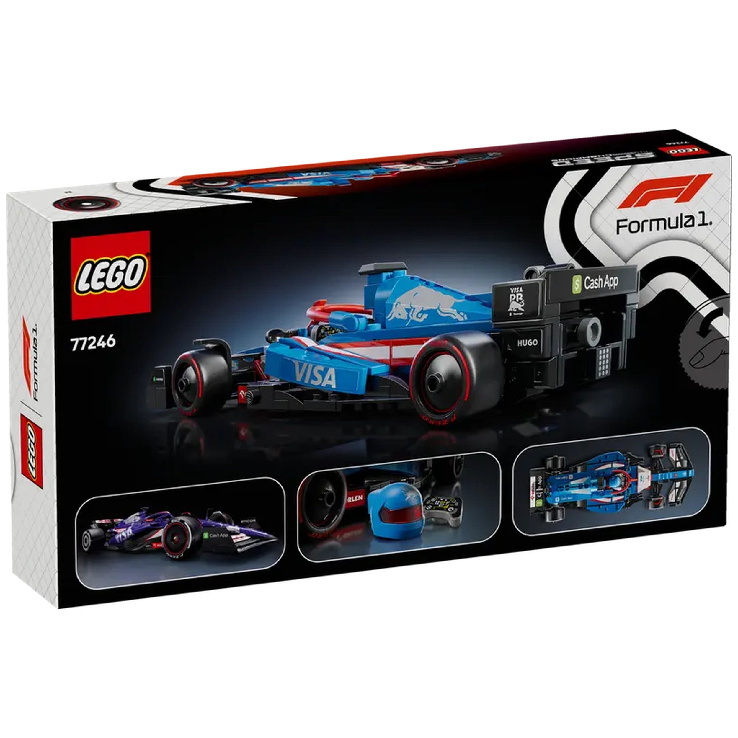 Lego - Speed Champions - Visa Cash App VCARB 01 Voiture de Course F1 - Ensemble de Jouets de Construction