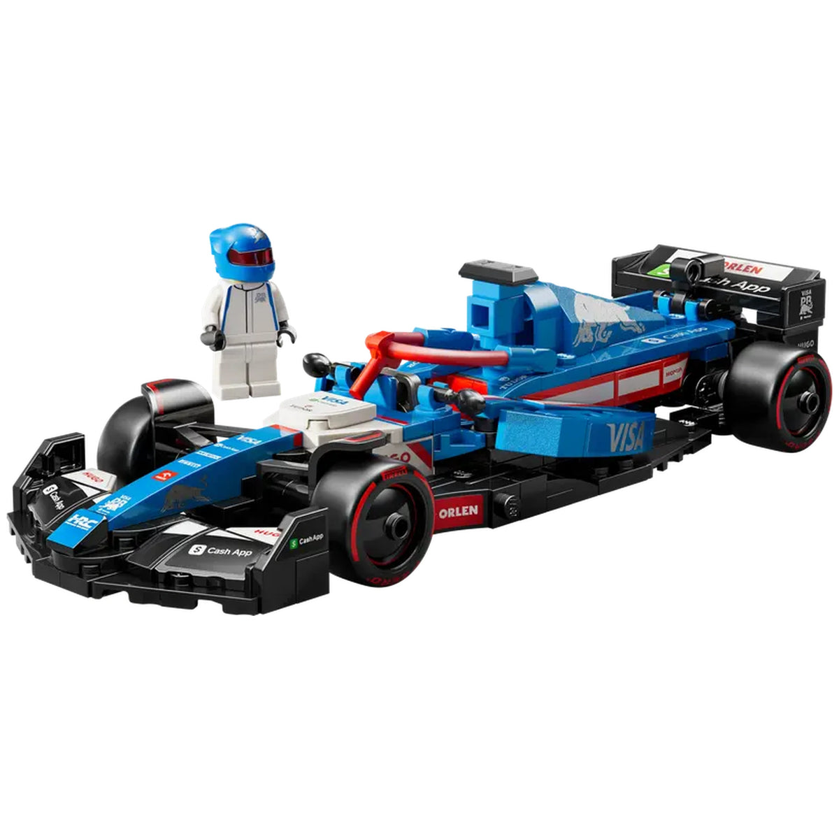 Lego - Speed Champions - Visa Cash App VCARB 01 Voiture de Course F1 - Ensemble de Jouets de Construction