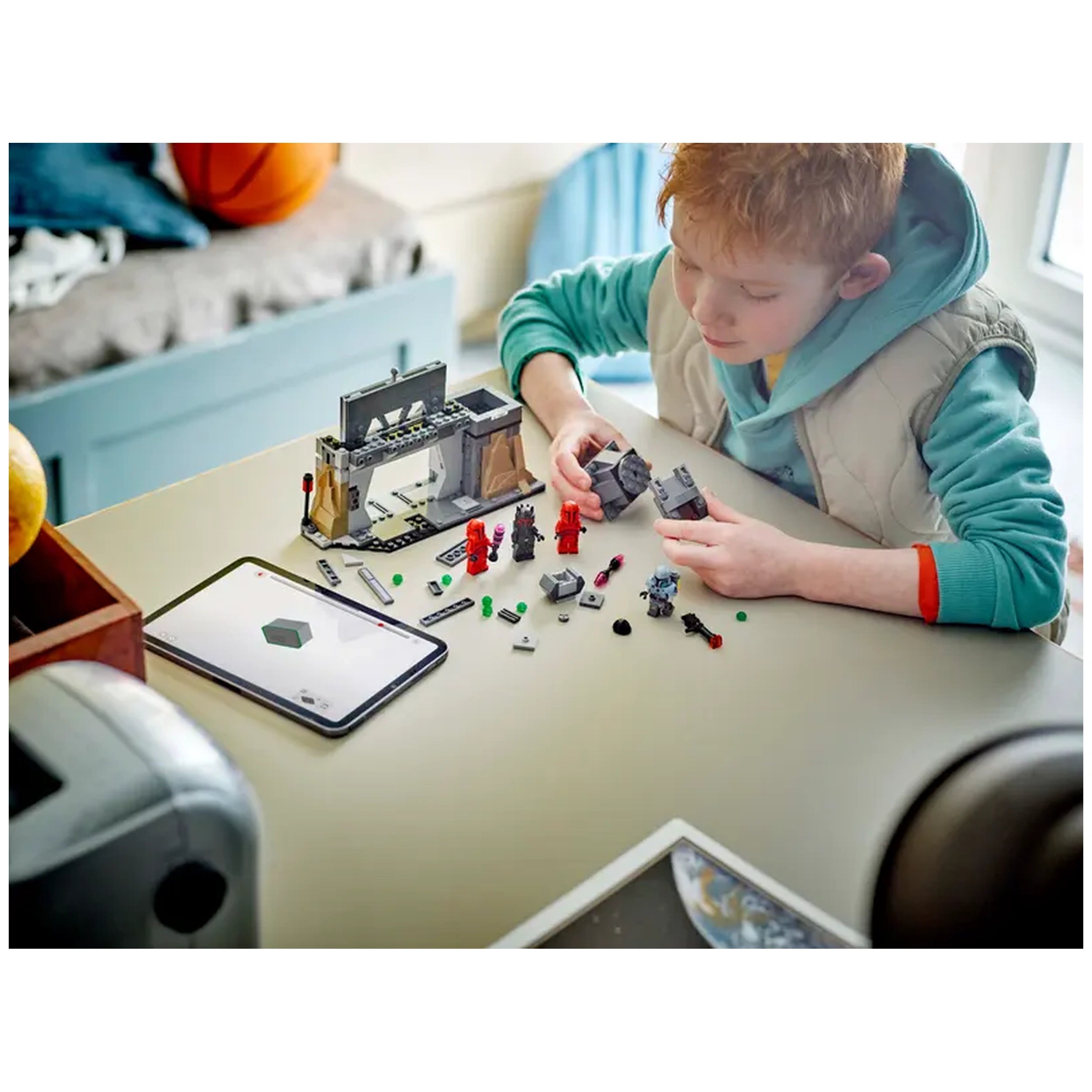 Lego - Star Wars - Combat entre Paz Vizsla et Moff Gideon - Jouets de construction