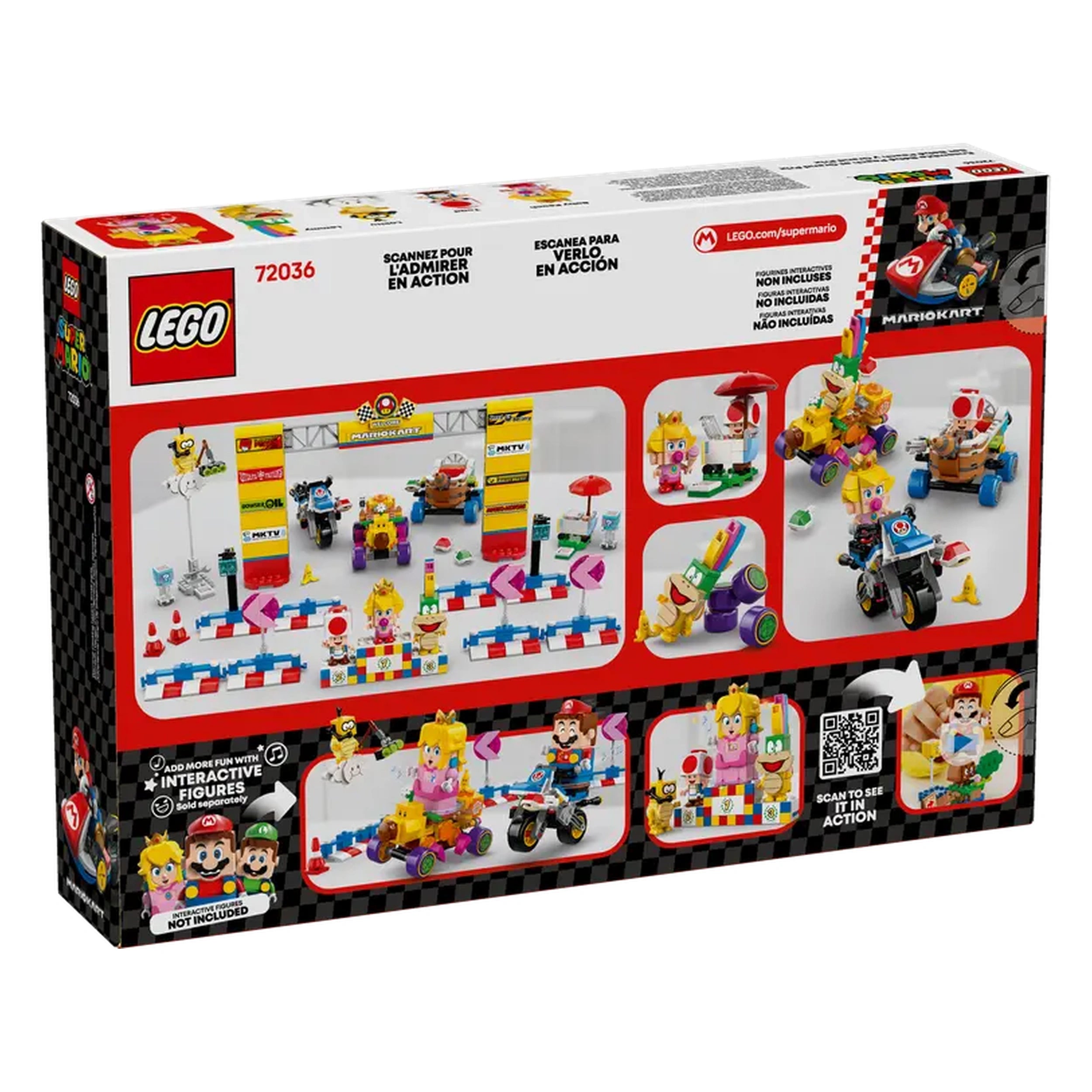Lego - Super Mario - Ensemble Baby Peach & Grand Prix - Jouets de construction