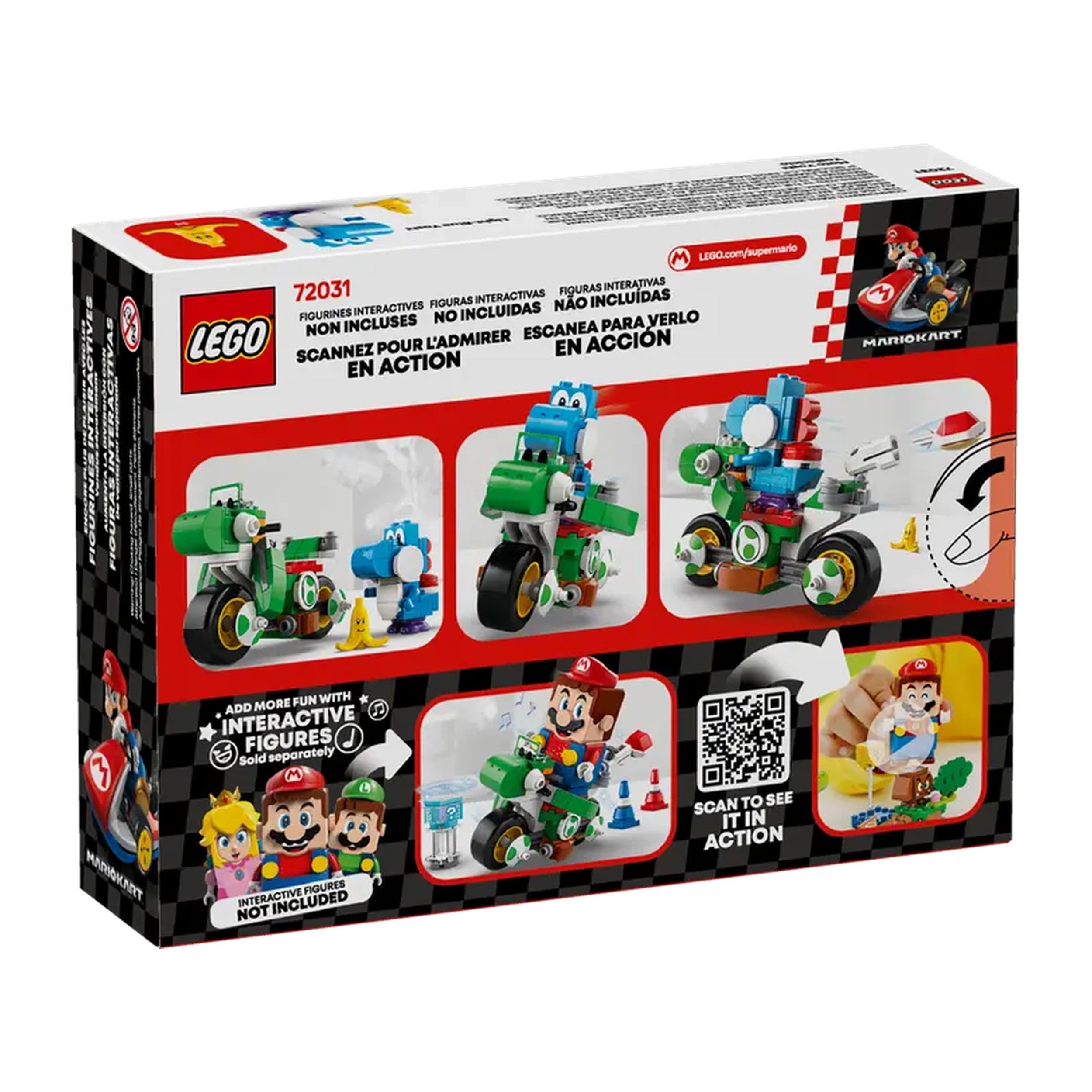 Lego - Super Mario - Yoshi Bike - Construction Set Toys