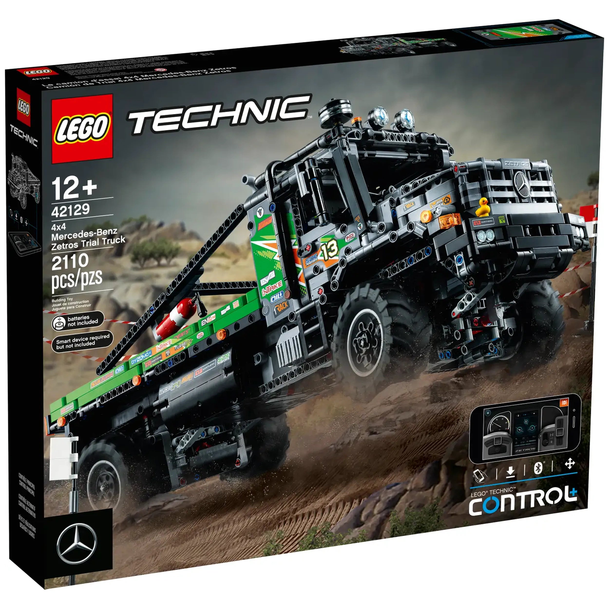Lego - Technic - Camion d'essai 4x4 Mercedes-Benz Zetros - Jouets de construction