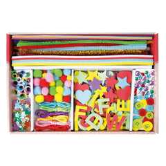 Lena - Boîte de bricolage rose - Arts et artisanat