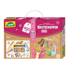 Lena - Boîte de bricolage rose - Arts et artisanat