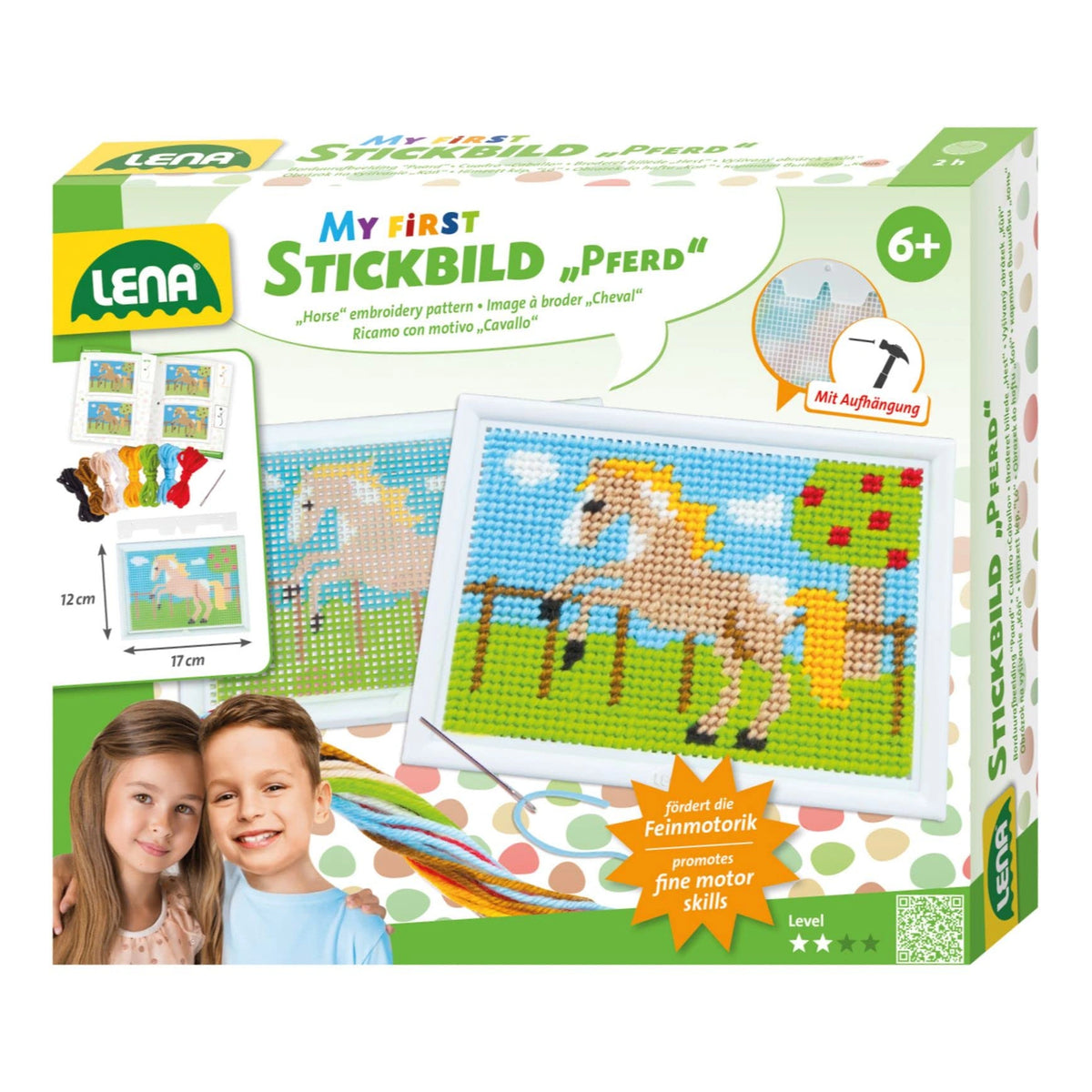 Lena - My First Horse embroidery pattern Set - Arts & Crafts