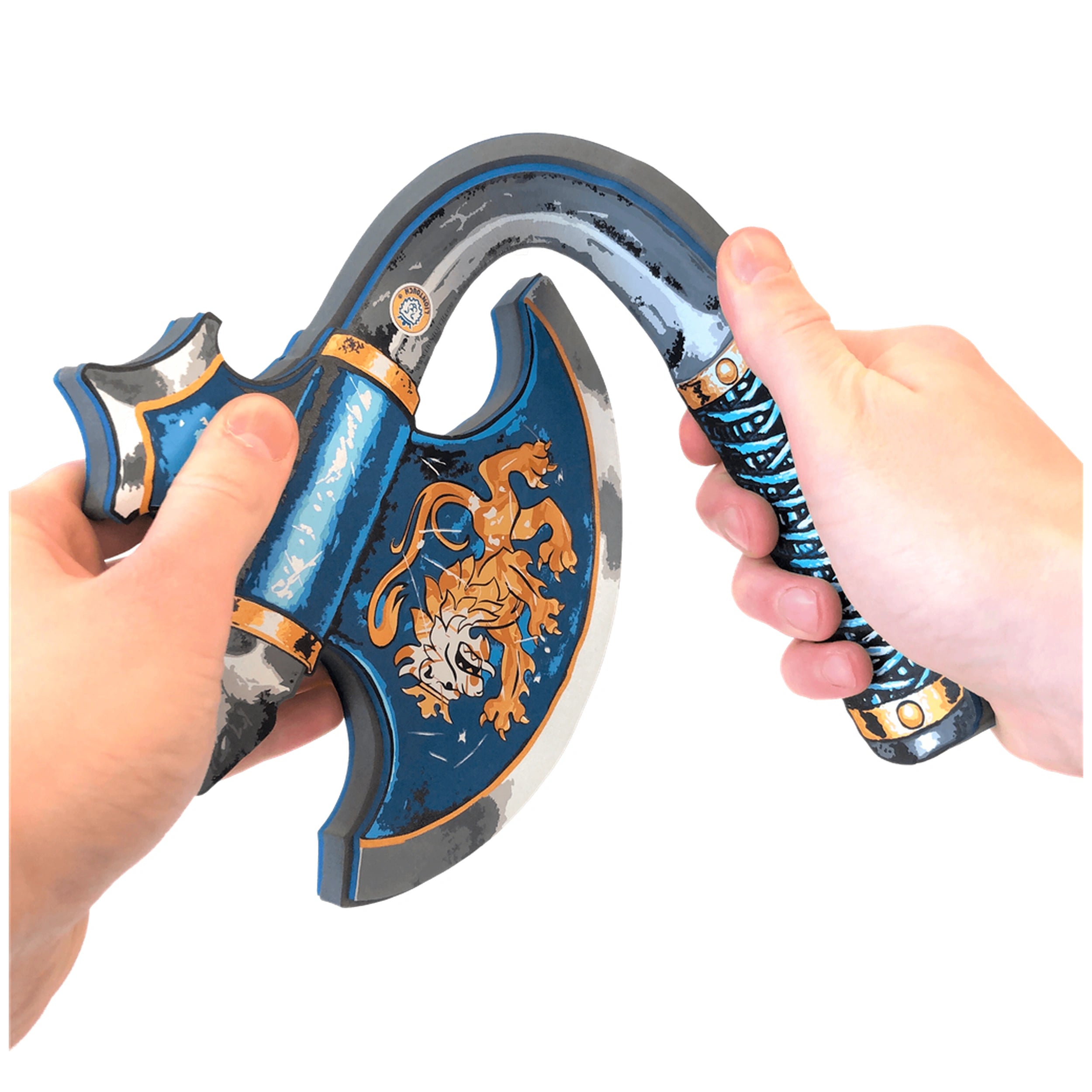 Liontouch - Hache de Chevalier · Bleue - La Ligne des Nobles Chevaliers - Professions Imaginaires & Jeux de Rôle