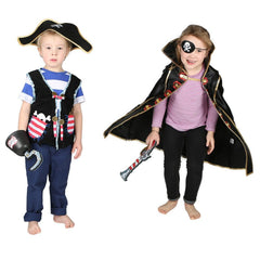 Liontouch - Cache-œil de pirate - Rayure rouge de pirate - Professions imaginaires et jeux de rôle
