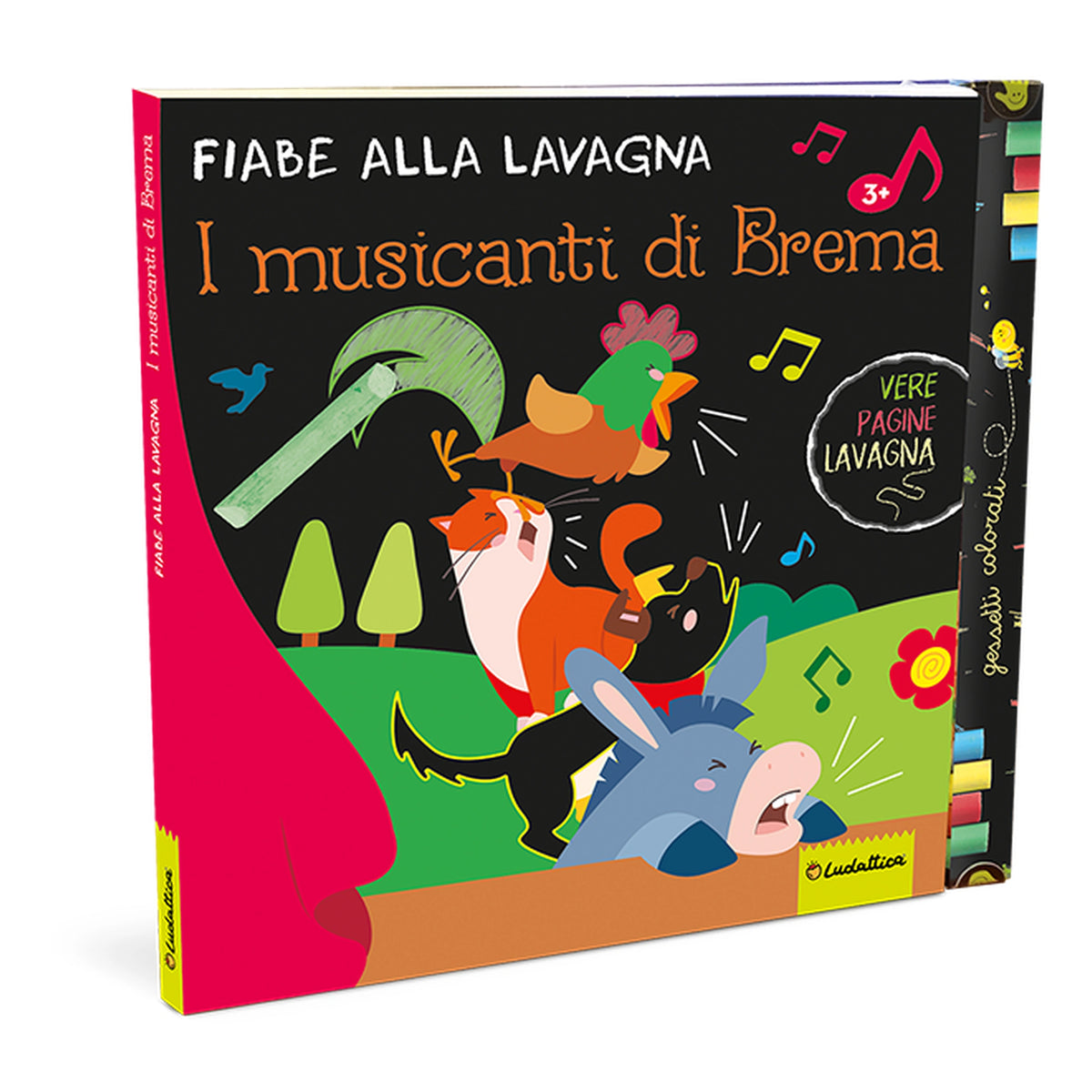 Ludattica - Fiabe Alla Lavagna - I Musicanti Di Brema - Italian Edition - Books