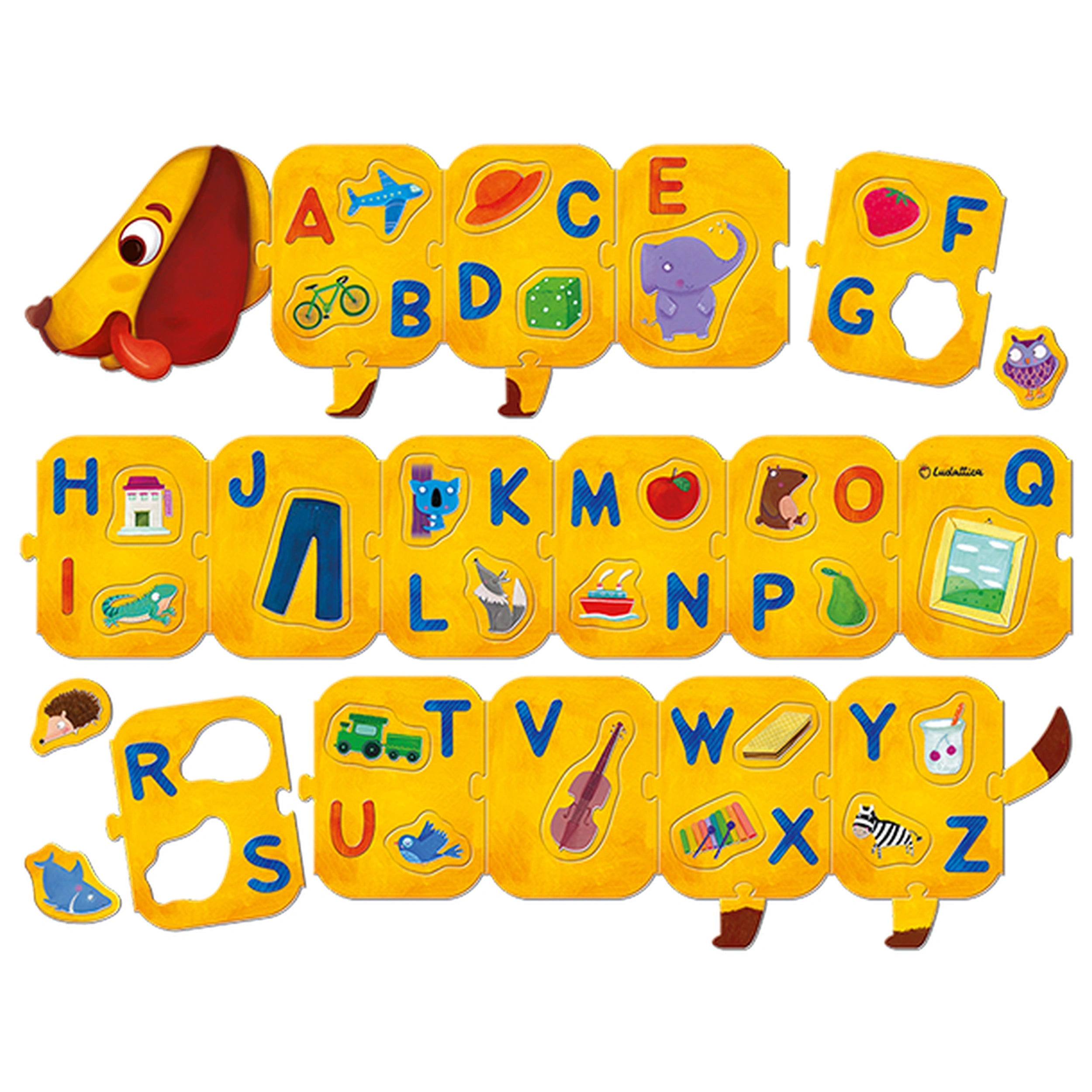 Ludattica - Il Bassotto Dell’Alfabeto - Italian Edition - Educational Toys