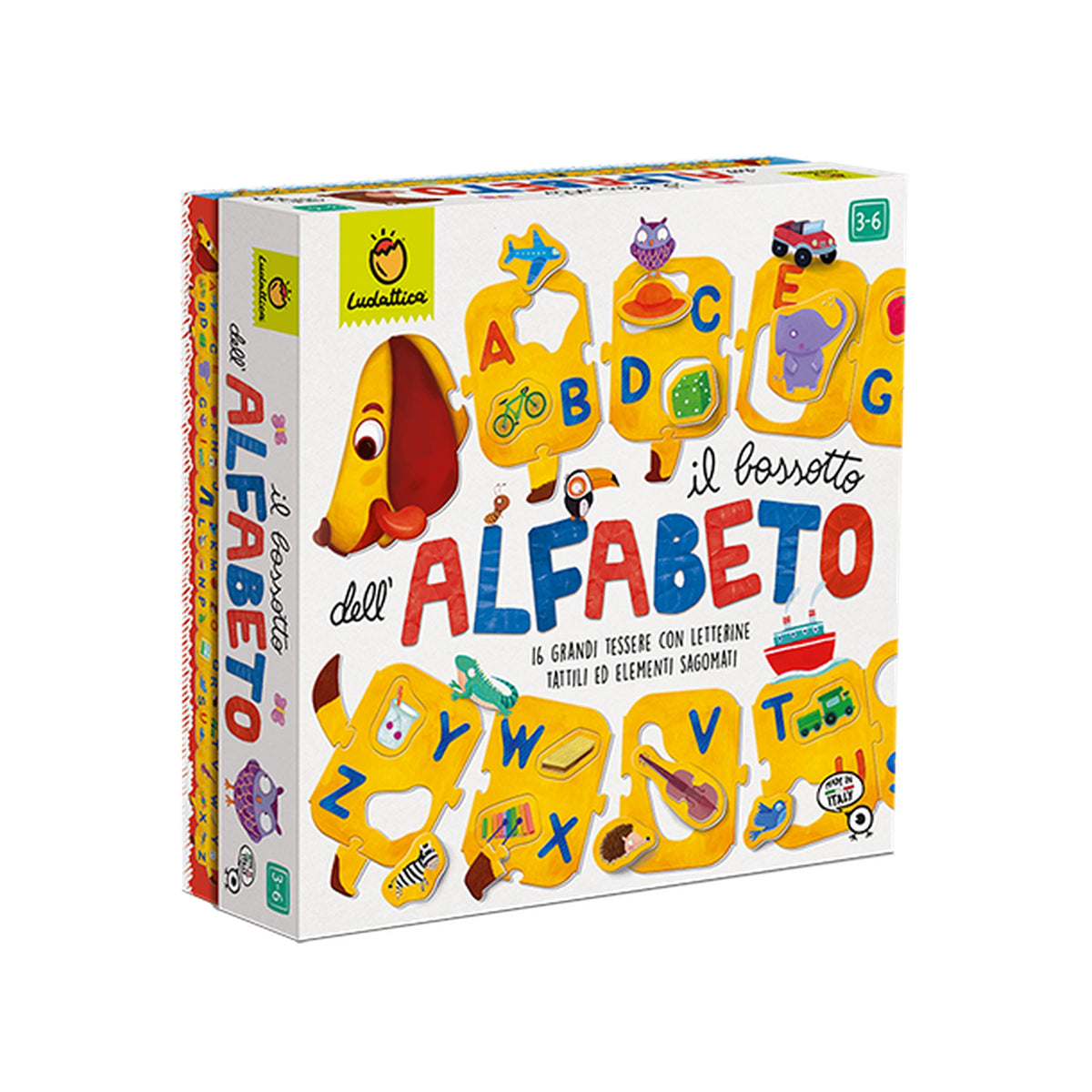 Ludattica - Il Bassotto Dell’Alfabeto - Italian Edition - Educational Toys