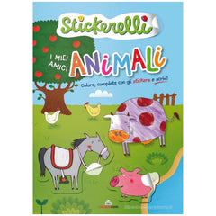 Ludattica - Sticker Book I Miei Amici Animali - Italian Edition - Educational Toys