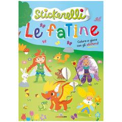 Ludattica - Livre d'autocollants Le Fatine - Édition italienne - Jouets éducatifs