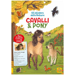MACRO JUNIOR - Horses and Ponies Nature Stickers - Books