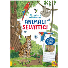 MACRO JUNIOR - Wild Animals Nature Stickers Book