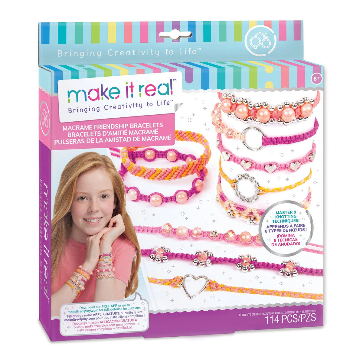MAKE IT REAL - Macrame Friendship Bracelets - Arts & Crafts