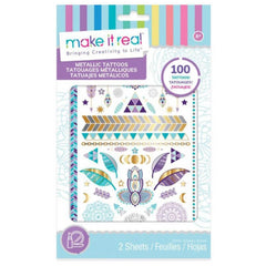 MAKE IT REAL - Metallic Tattoos - Makeup