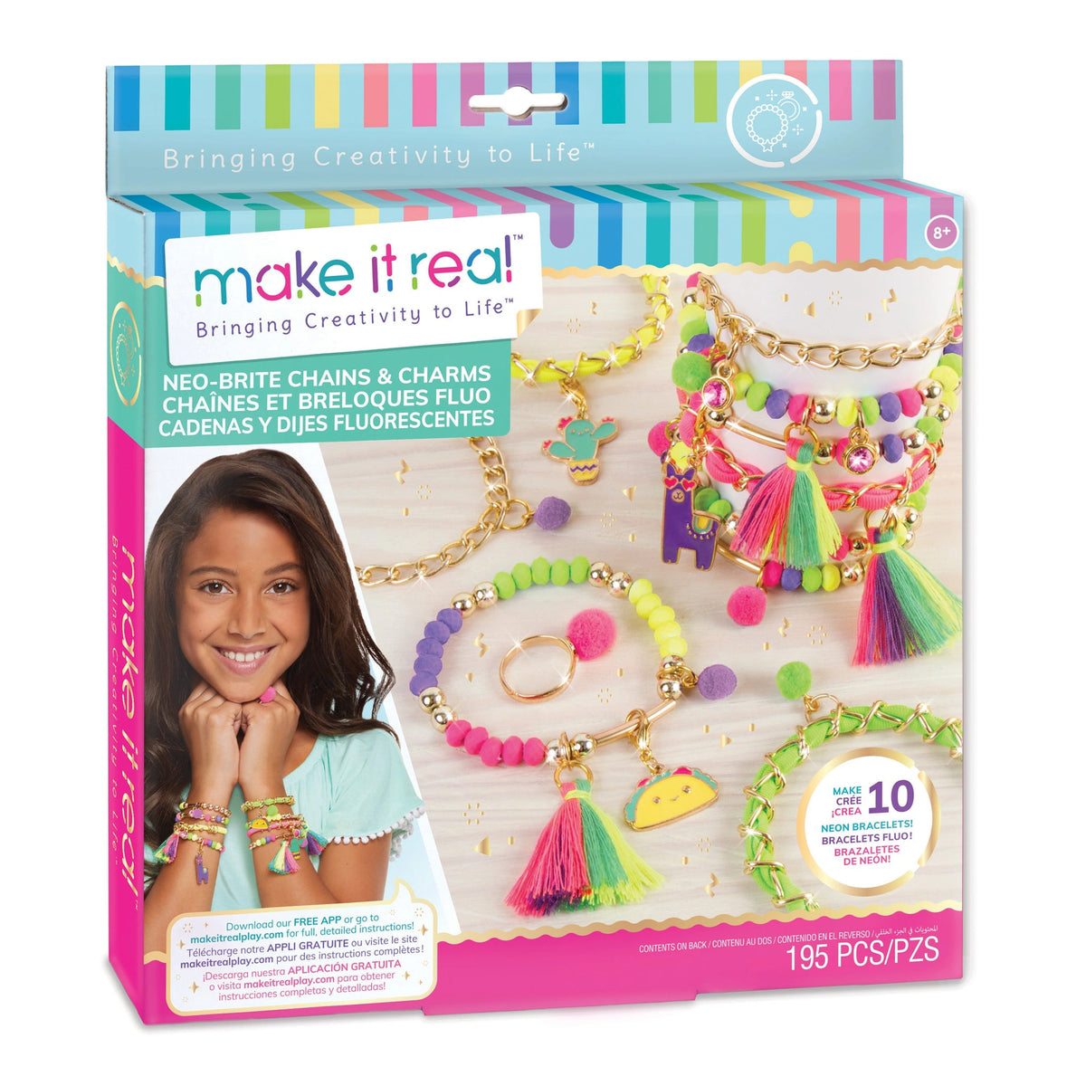 MAKE IT REAL - Chaînes et Charms Neo-Brite - Arts et Artisanat