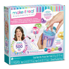 MAKE IT REAL - Studio d'Ongles Pailletés Party Nails - Maquillage