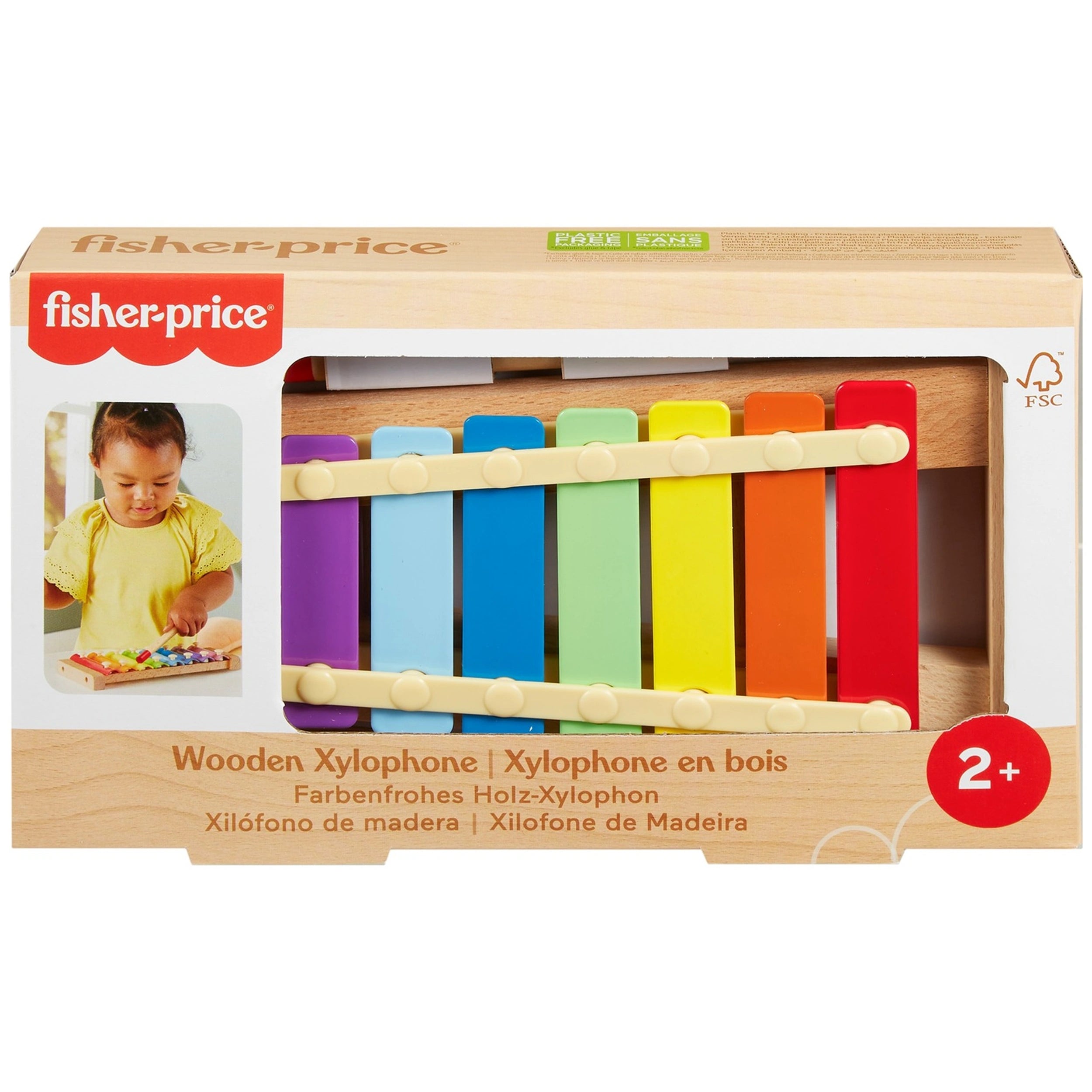 MATTEL - Fisher-Price - Wooden-Xylophone - Musical-Instruments