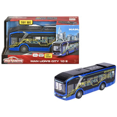 Majorette - Man Lions City 10 E Bus With Lights And Sounds Play Vehicles